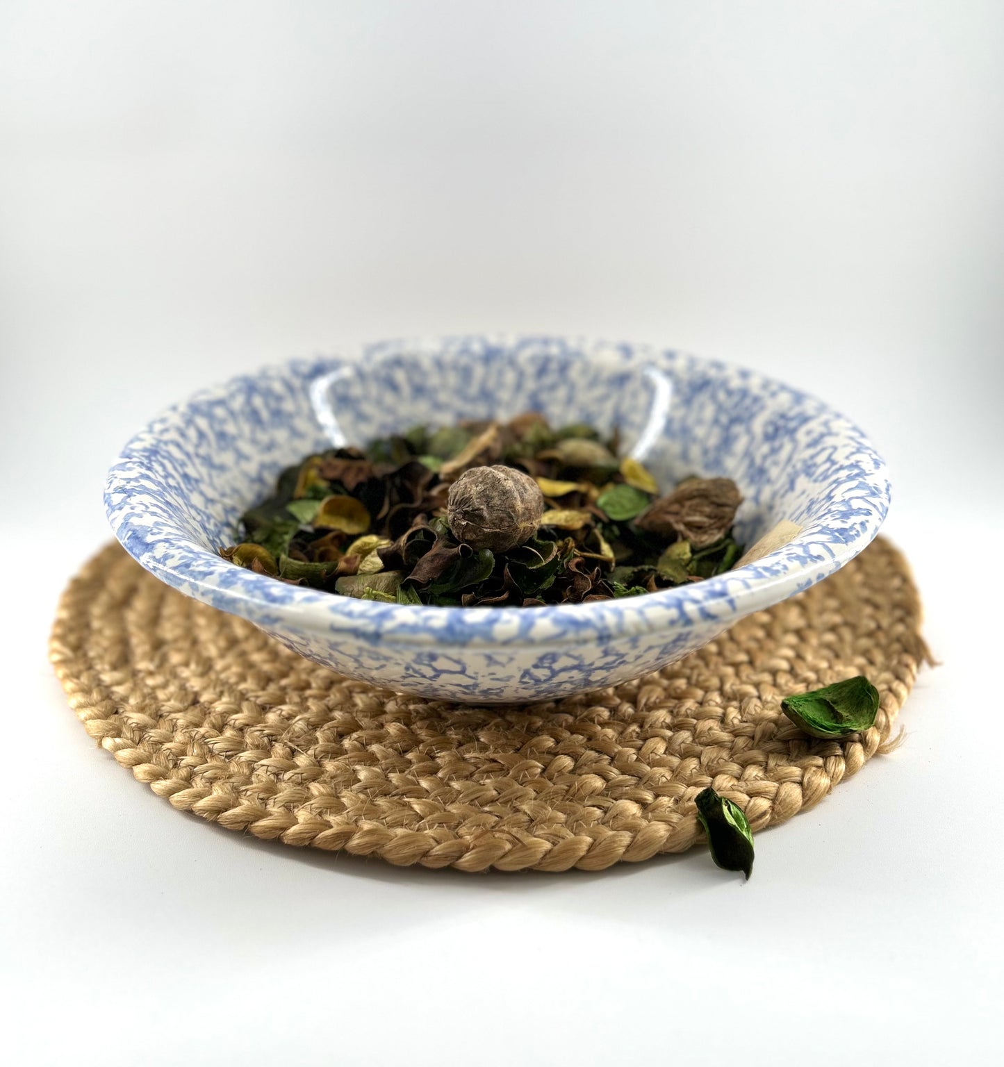 McCoy Spongeware Serving Bowl