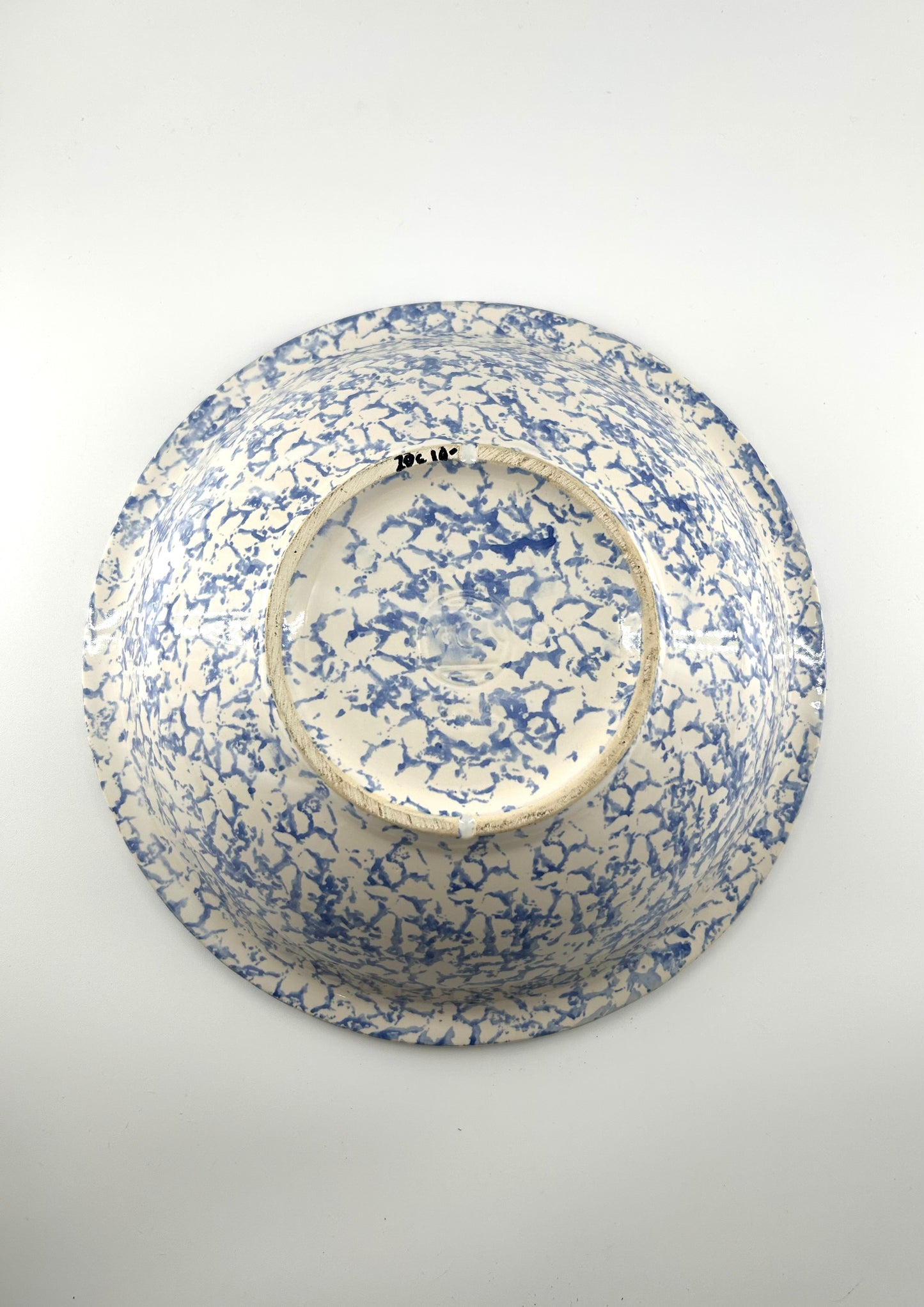 McCoy Spongeware Serving Bowl