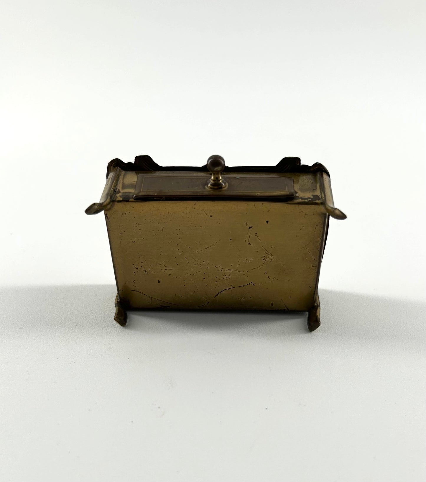 Victorian Brass Stamp Box