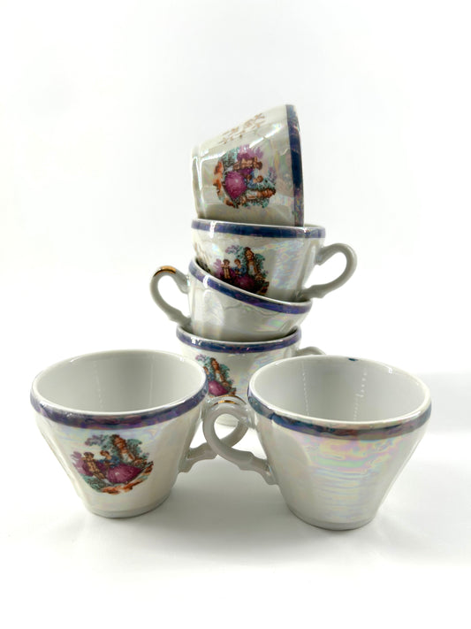 Lusterware Demitasse Tea Set