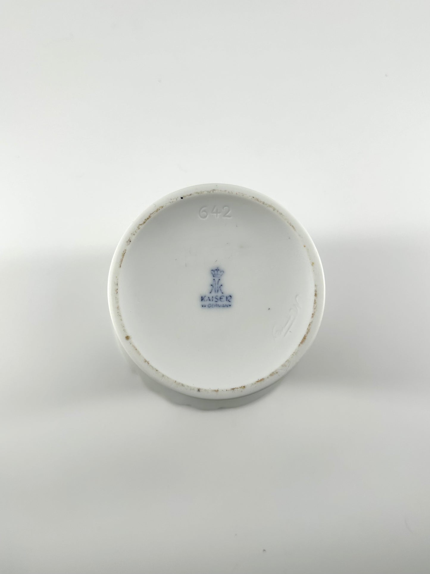 Porcelain Bisque Vase, Kaiser, Manfred Frey