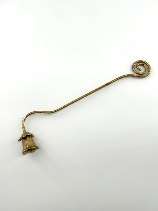 Brass Tulip Candle Snuffer