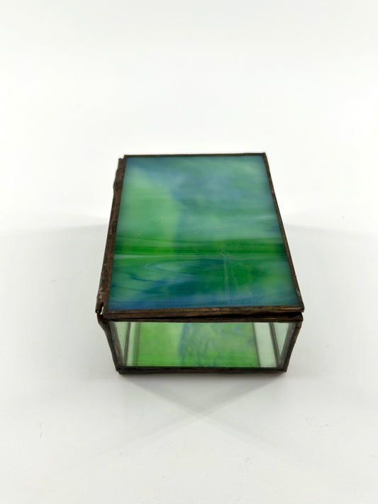 Stained Glass Mirror Box