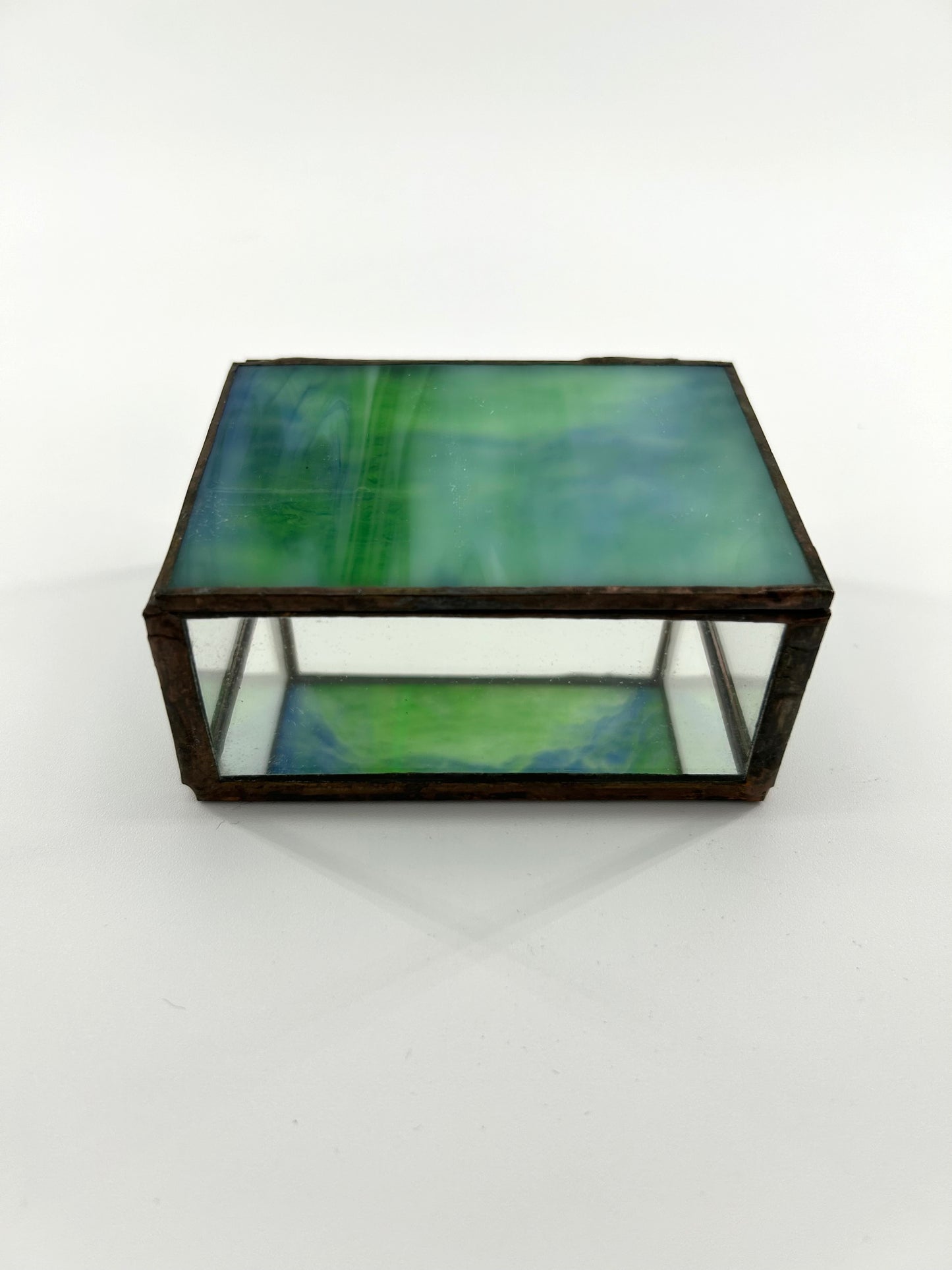 Stained Glass Mirror Box