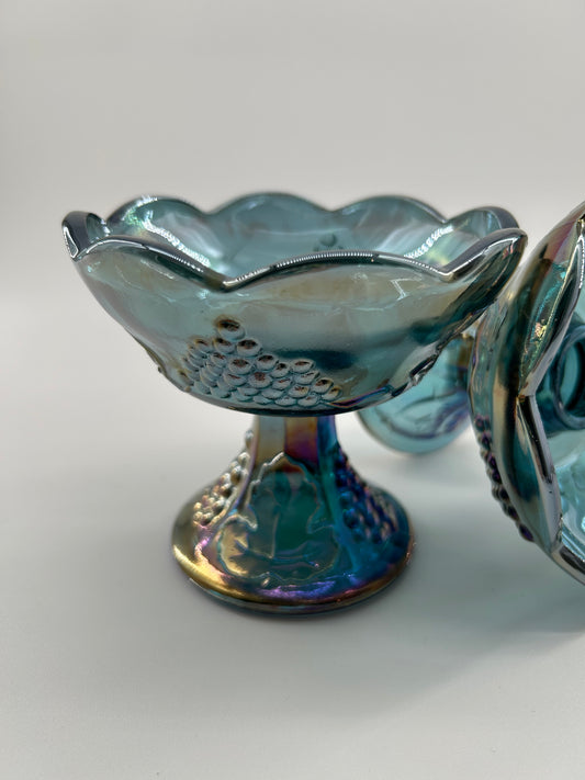 'Harvest Carnival' Glass Candle Holders