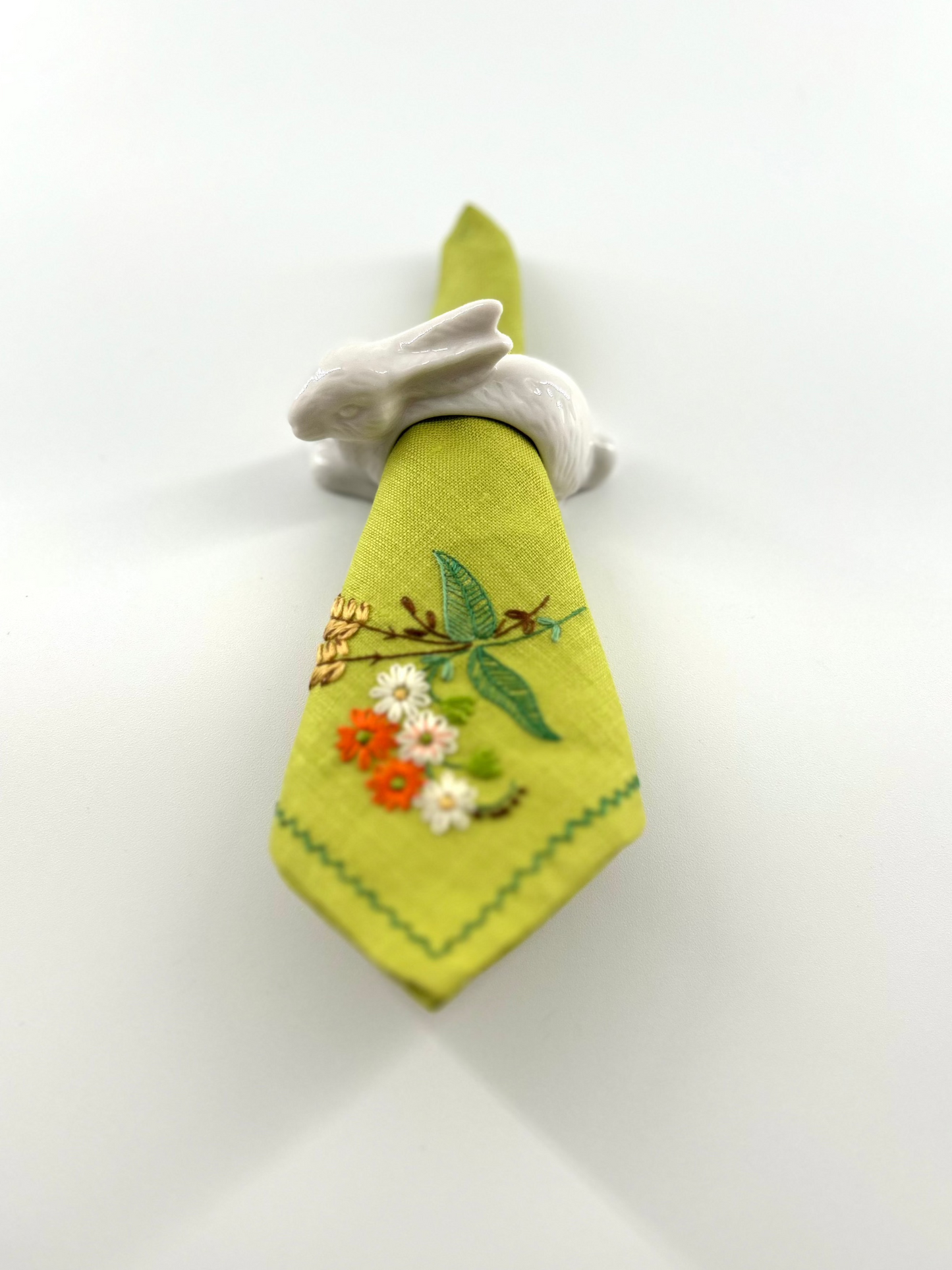 Ceramic Rabbit Napkin Rings
