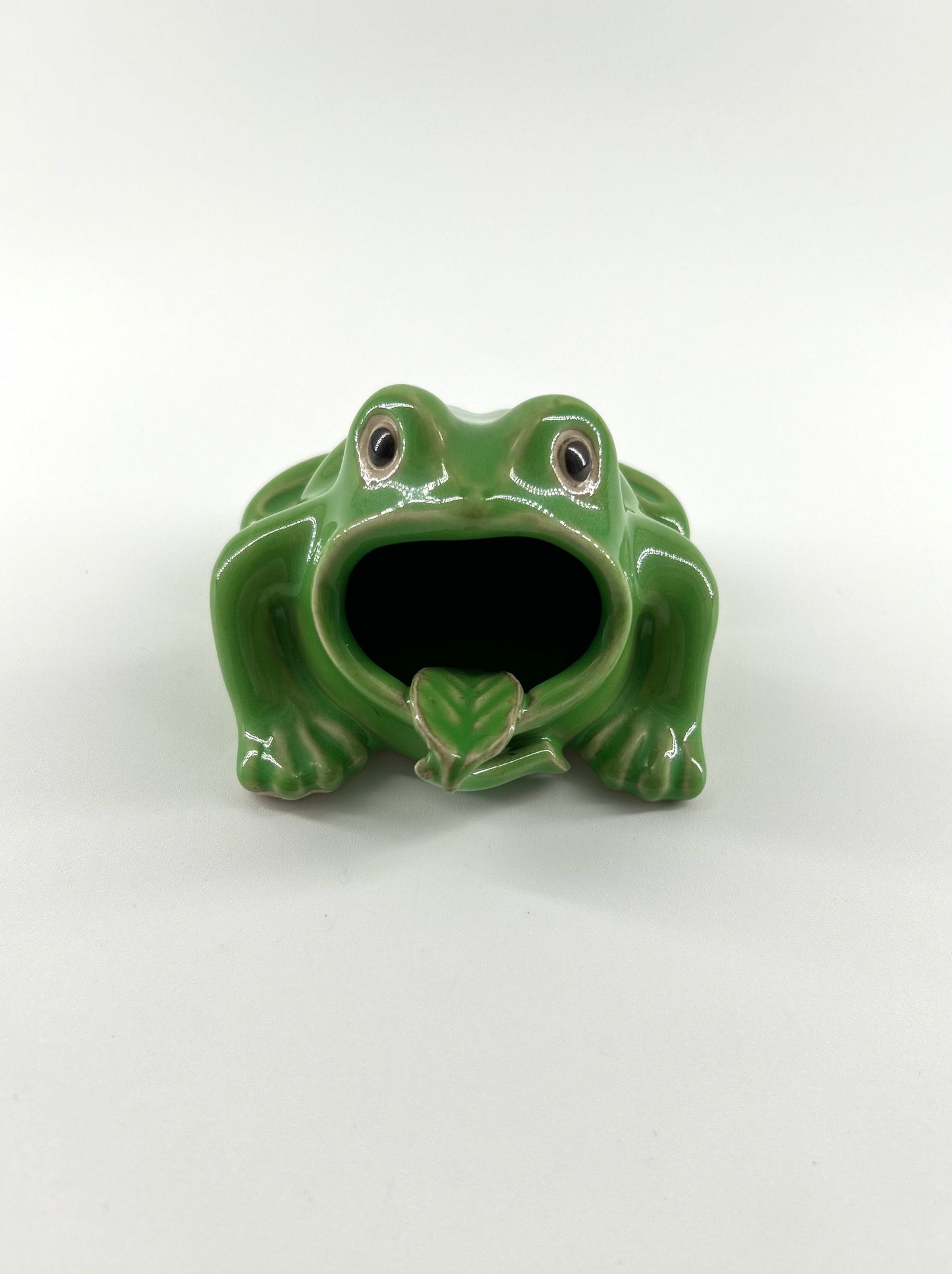 Vintage Ceramic Frog Ashtray, Japan