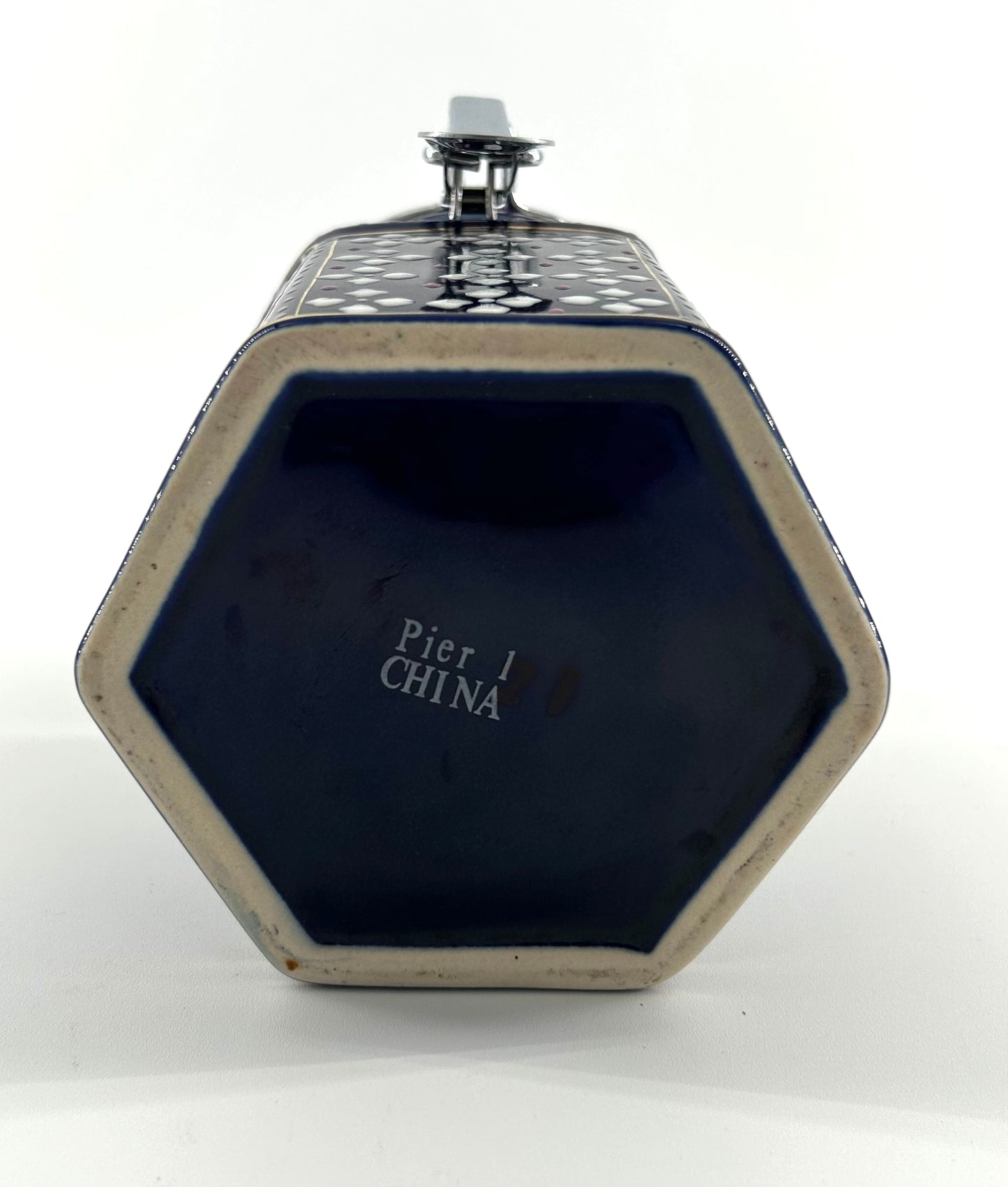 Moroccan Flair Locking Ceramic Canister