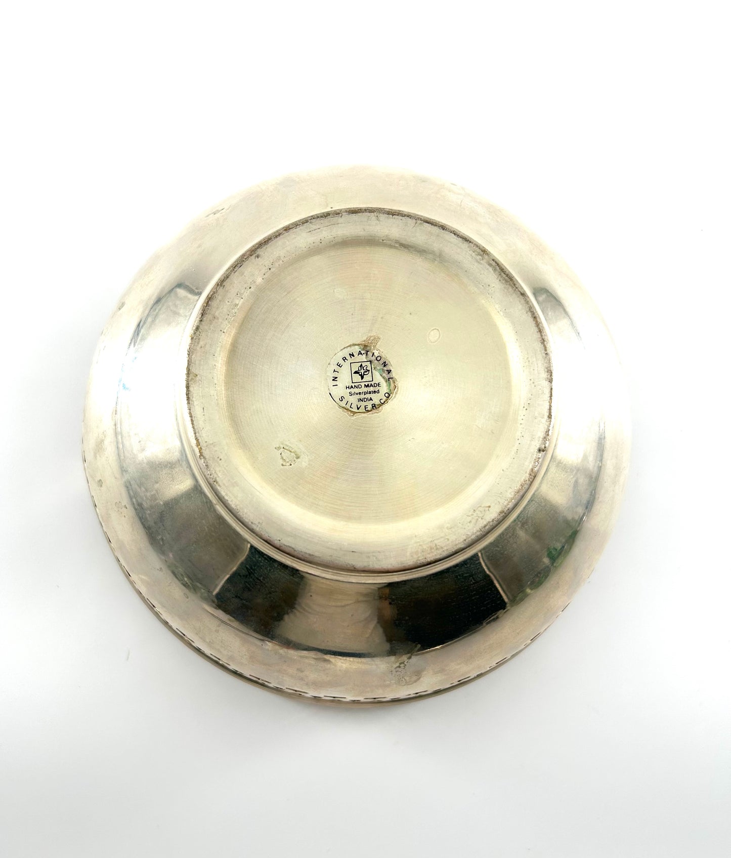 Reticulated Silver Wedding Basket