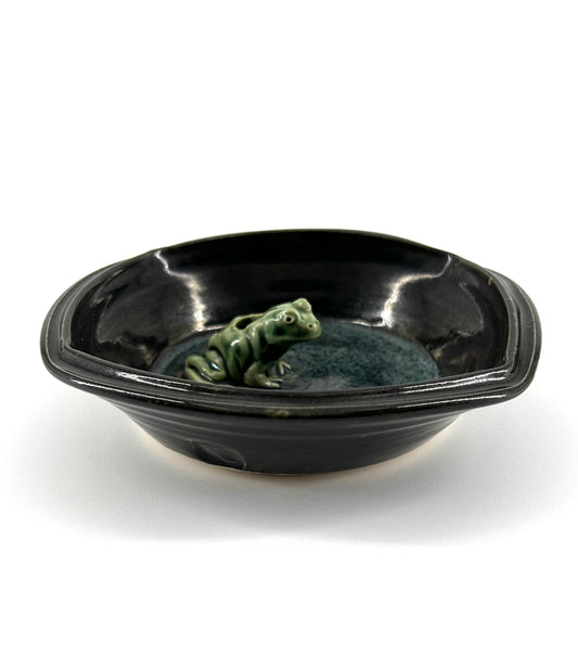Frog Ikebana Vase/Incense Holder