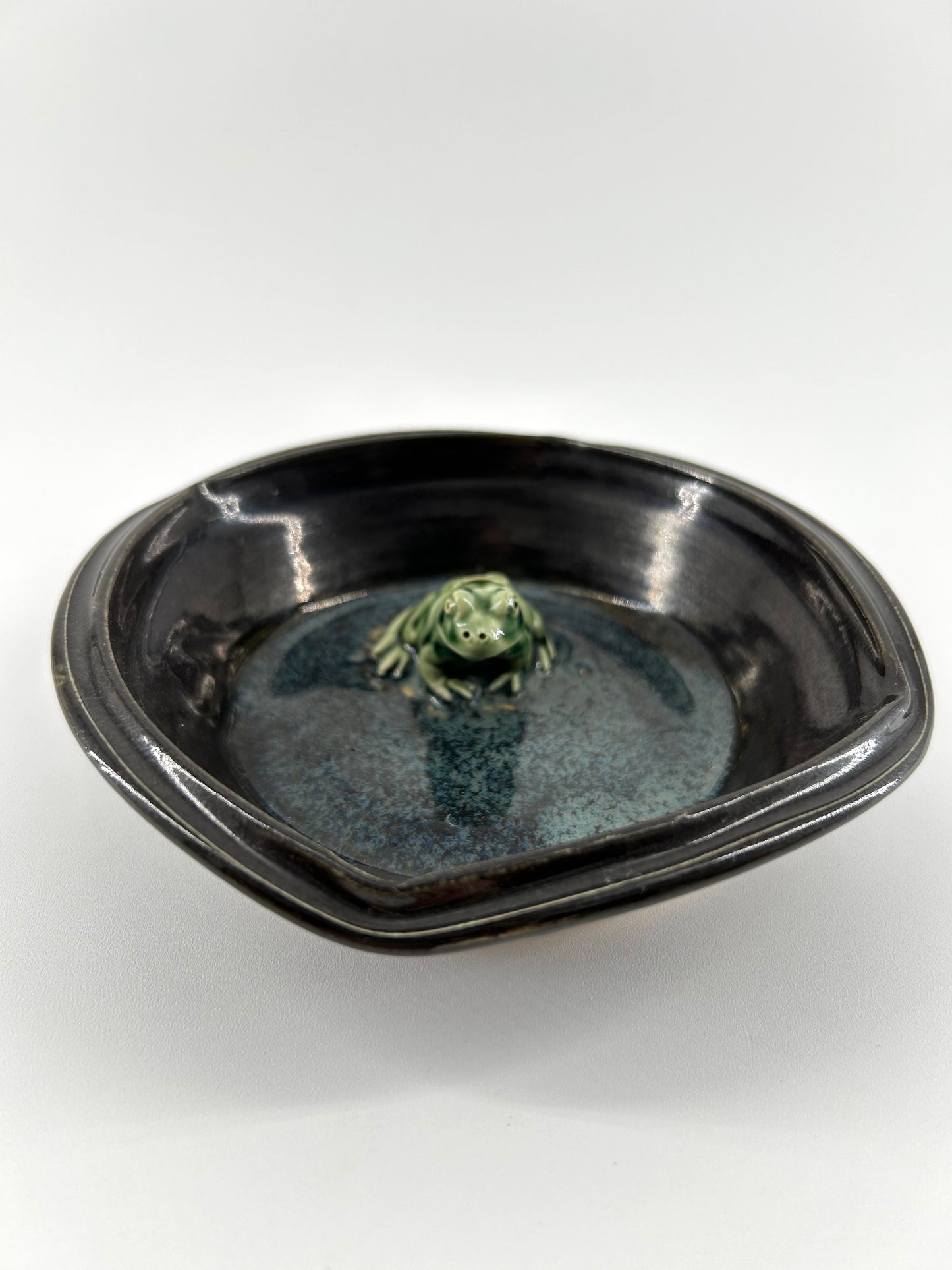 Frog Ikebana Vase/Incense Holder