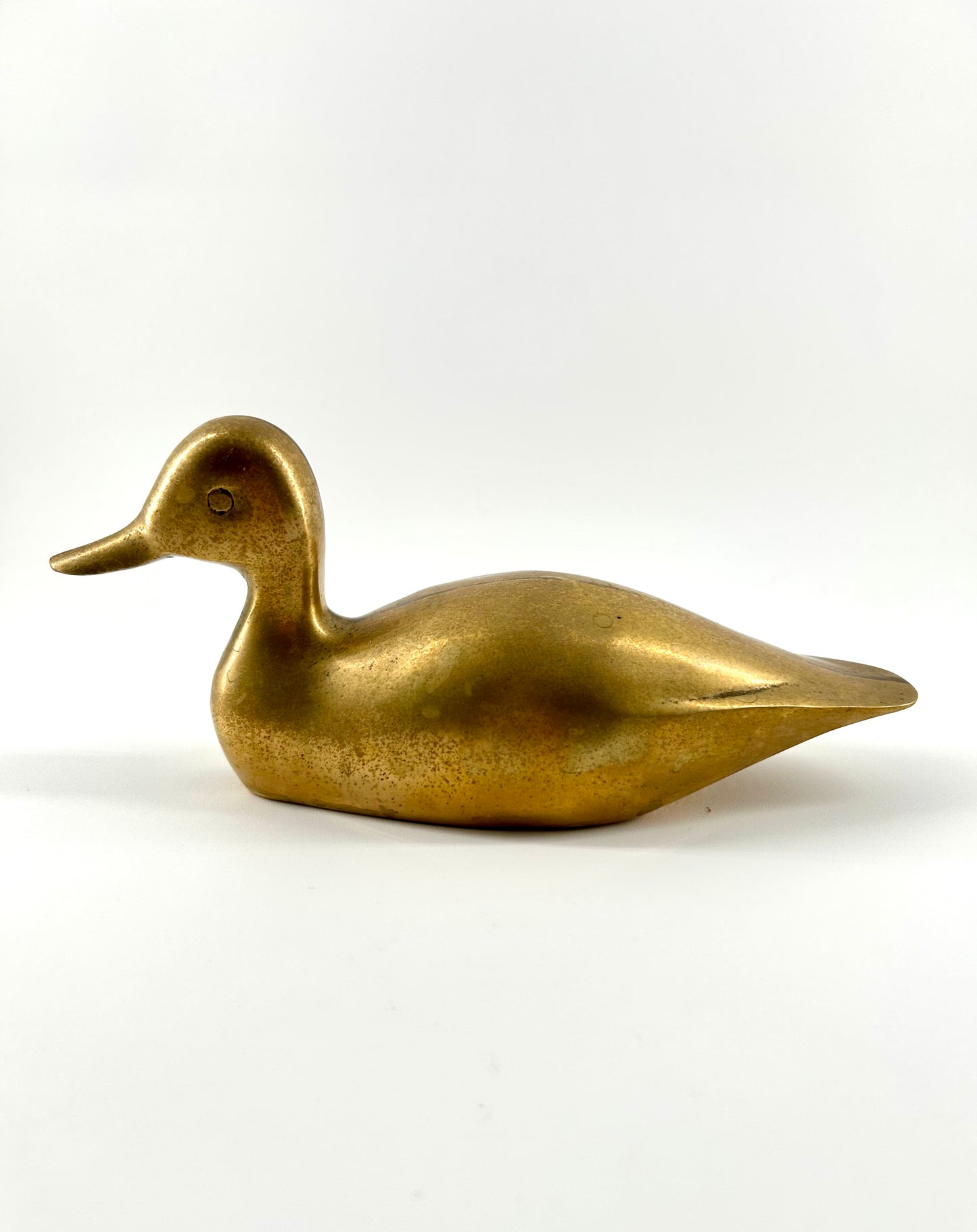 Vintage Brass Duck