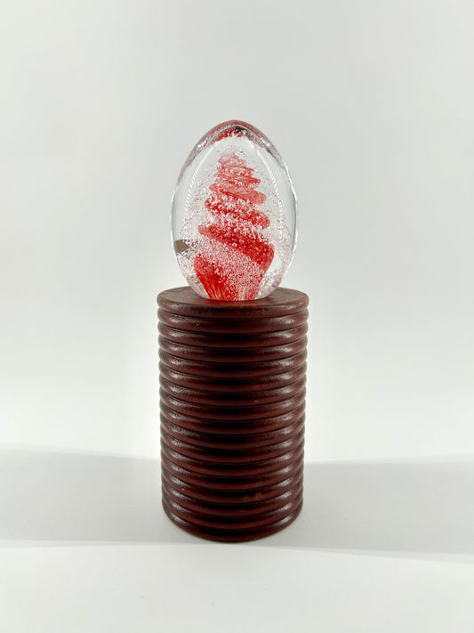 Artcristal Bohemia Czech Glass Paperweight