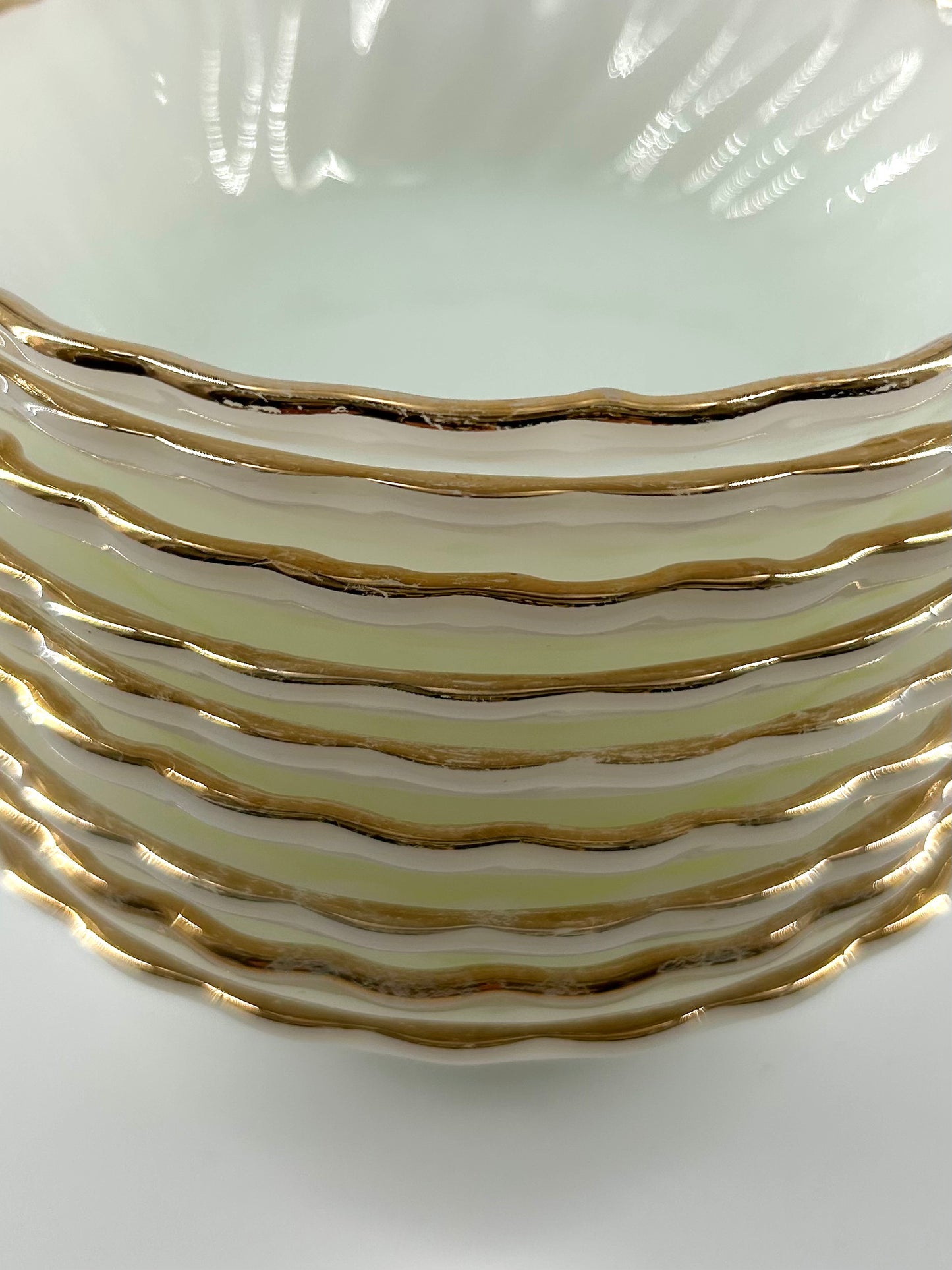 Anchor Hocking 'Golden Shell' Small Bowls