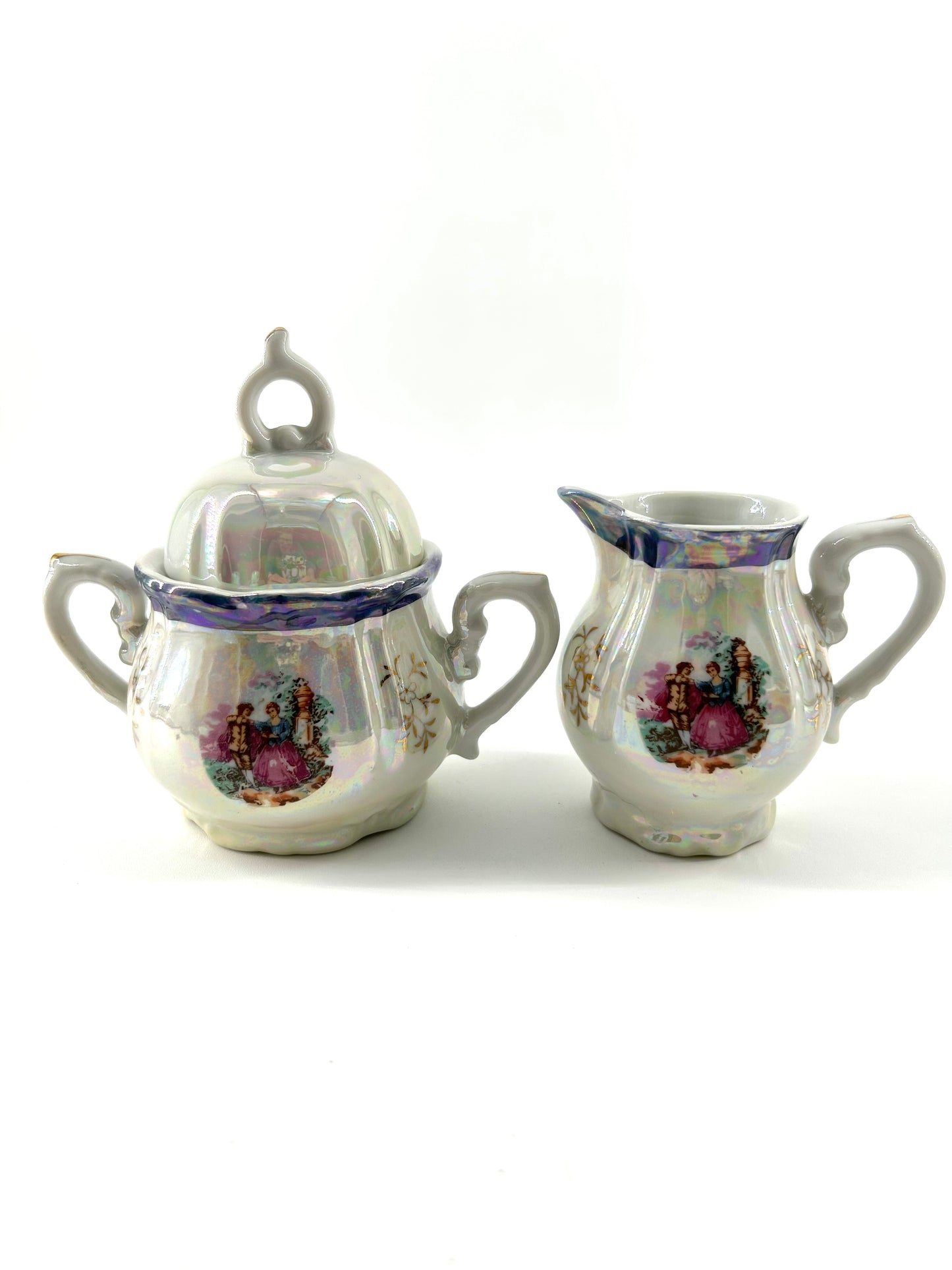 Lusterware Demitasse Tea Set
