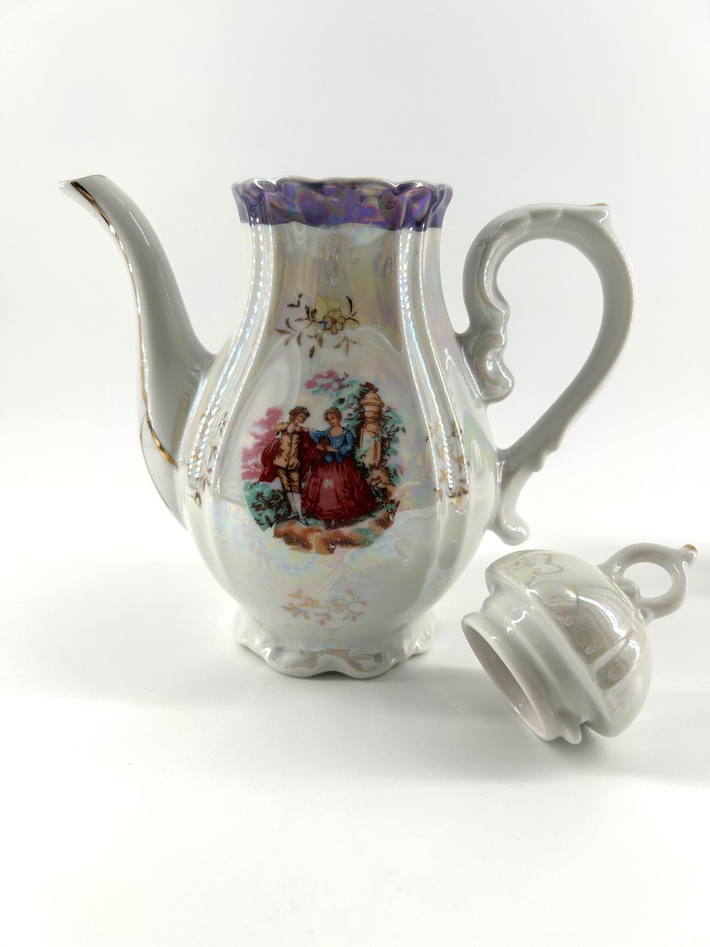 Lusterware Demitasse Tea Set