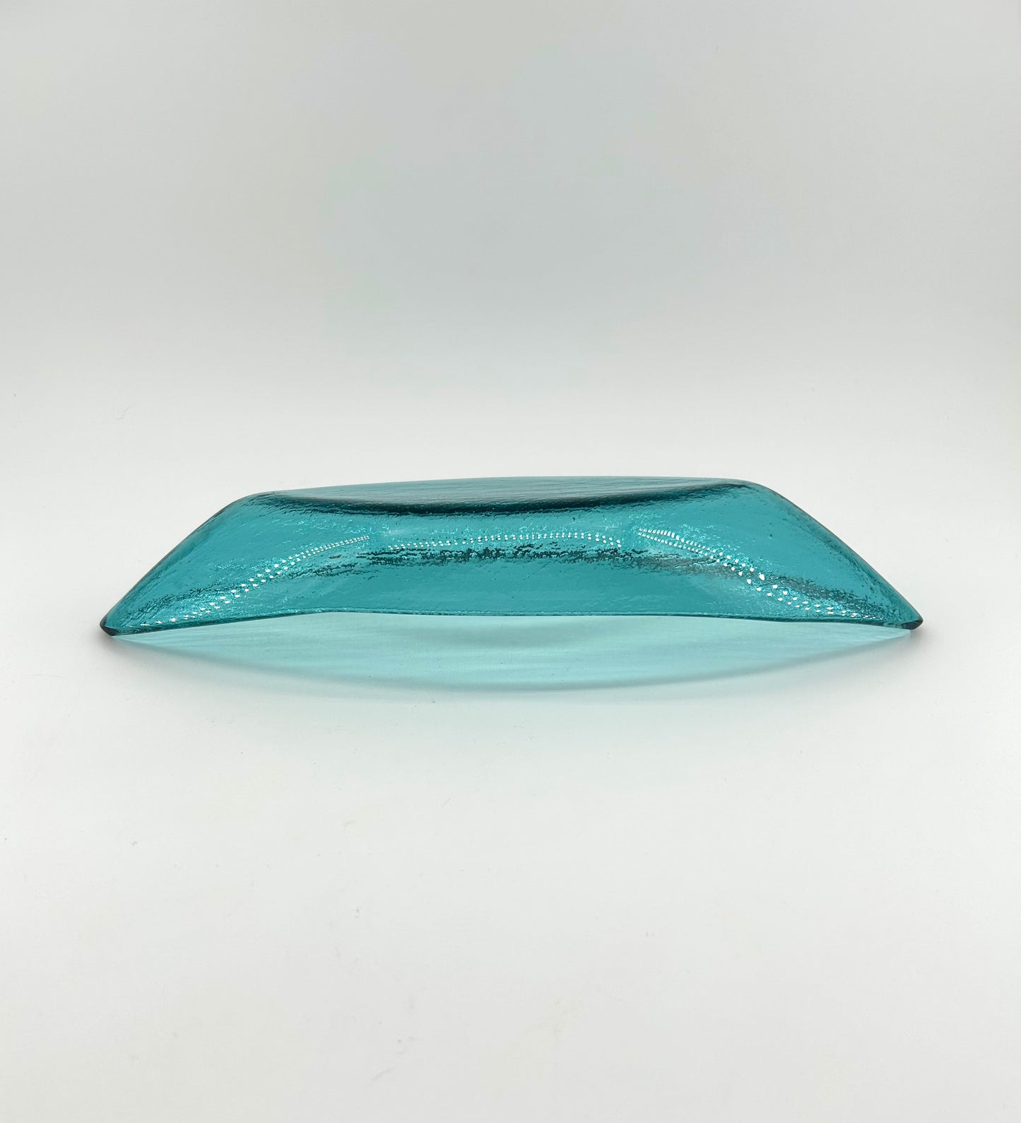 Annieglass Glass Canoe in Ultramarine