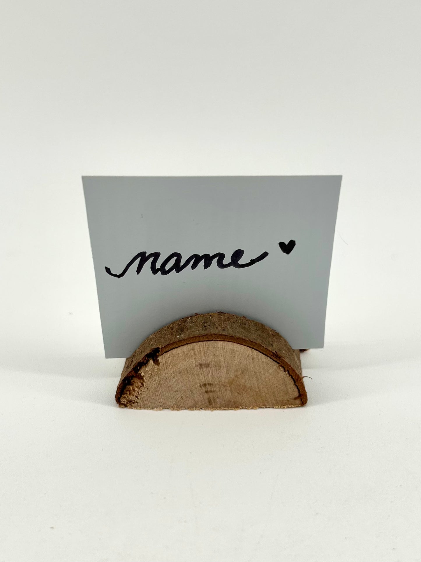 Natural Wood Place Card Holders