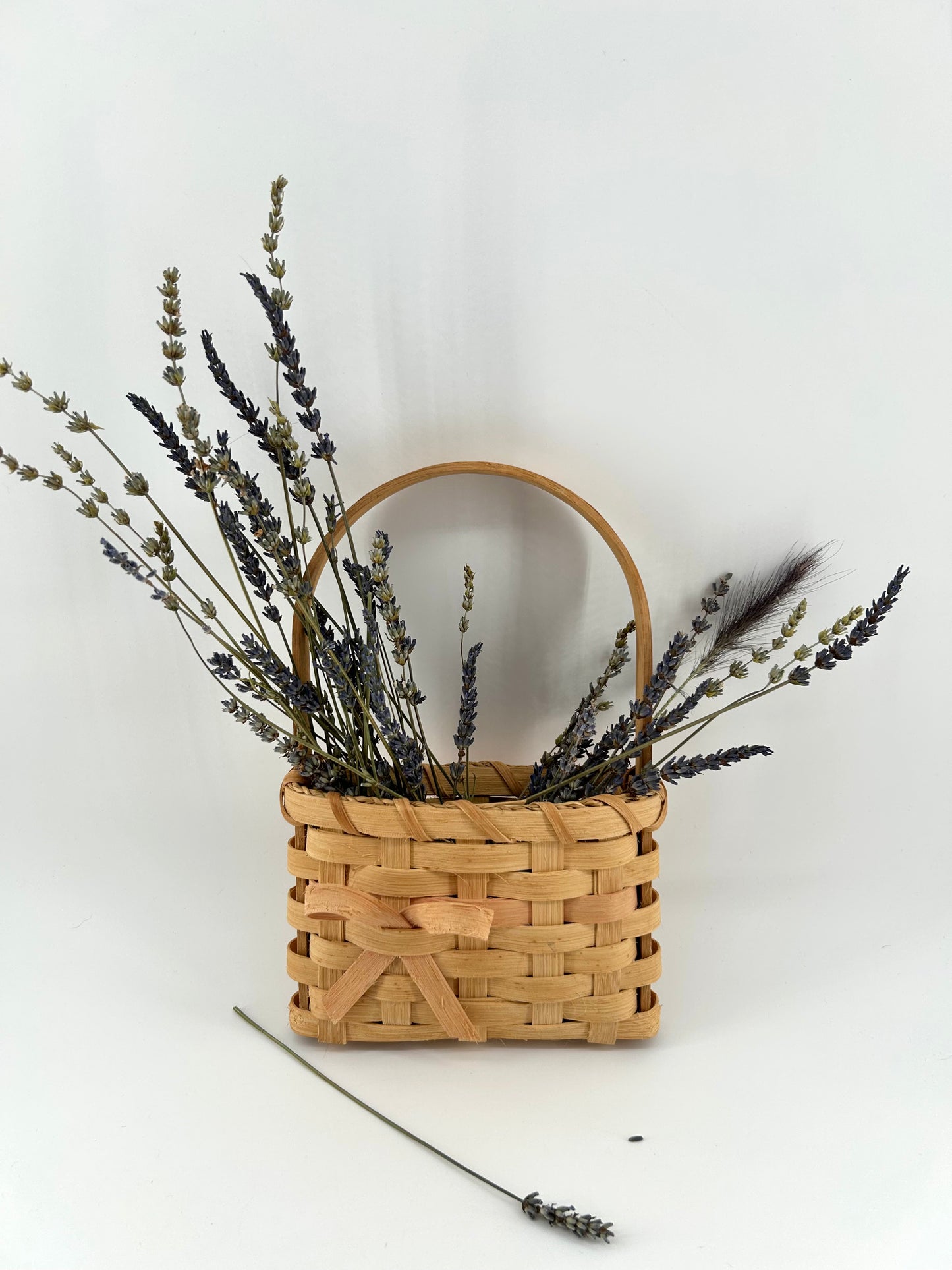 Wall Door Basket With Bow