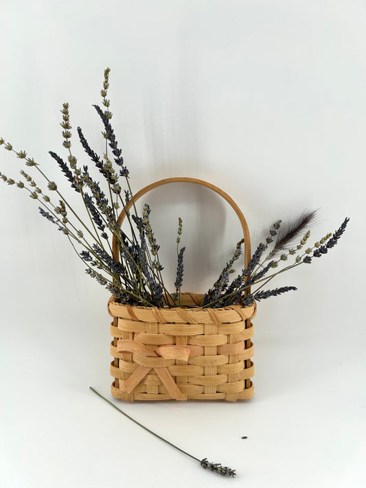 Wall Door Basket With Bow
