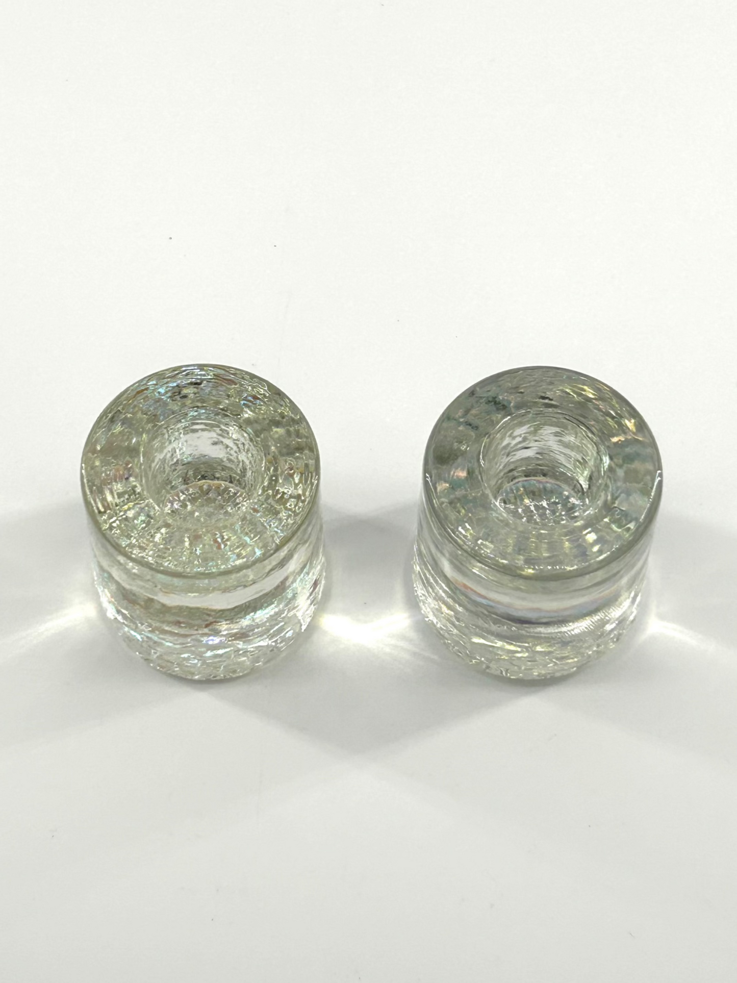 Glass Taper Candlestick Holders