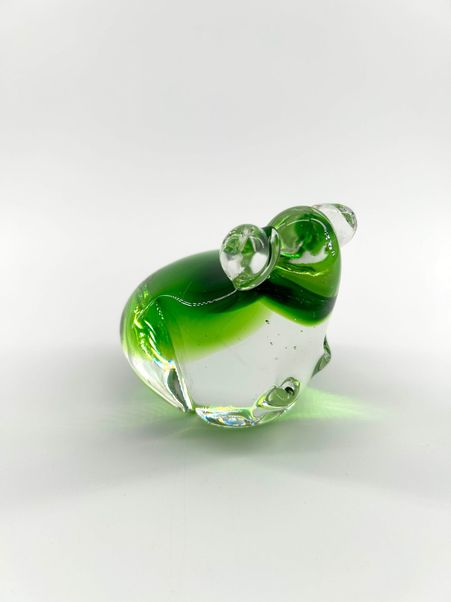 Glass Frog Paper Weight