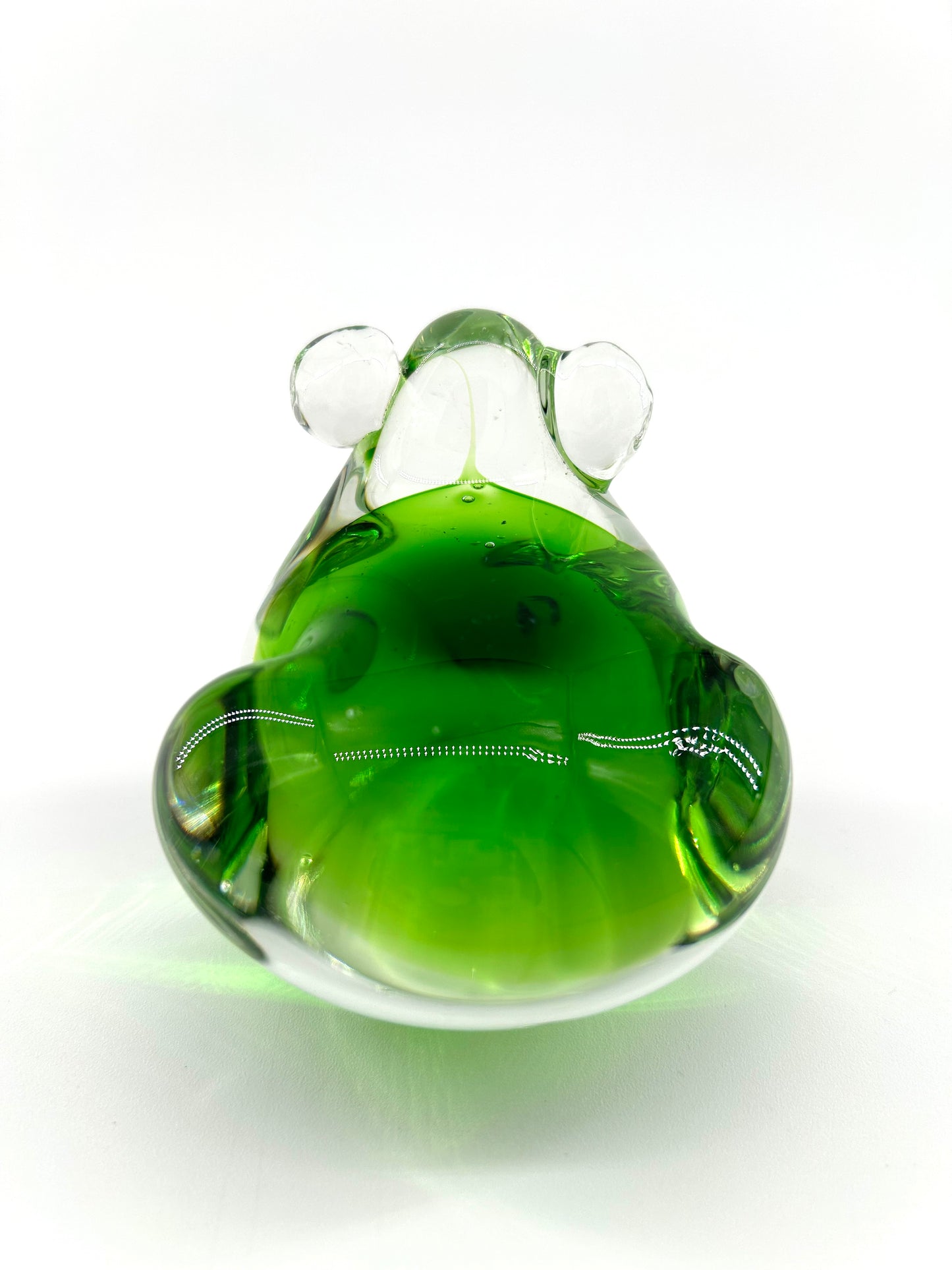 Glass Frog Paper Weight
