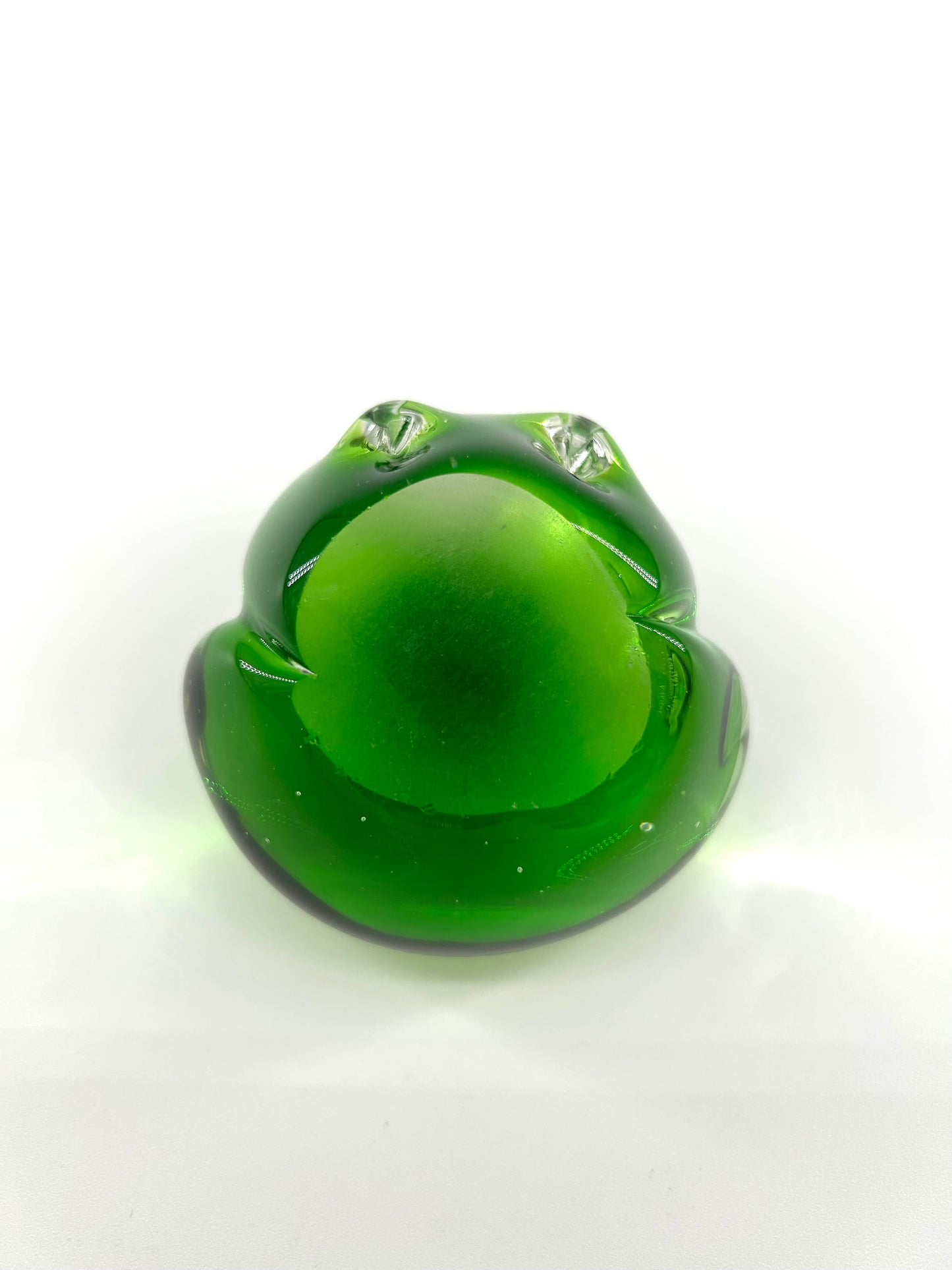 Glass Frog Paper Weight
