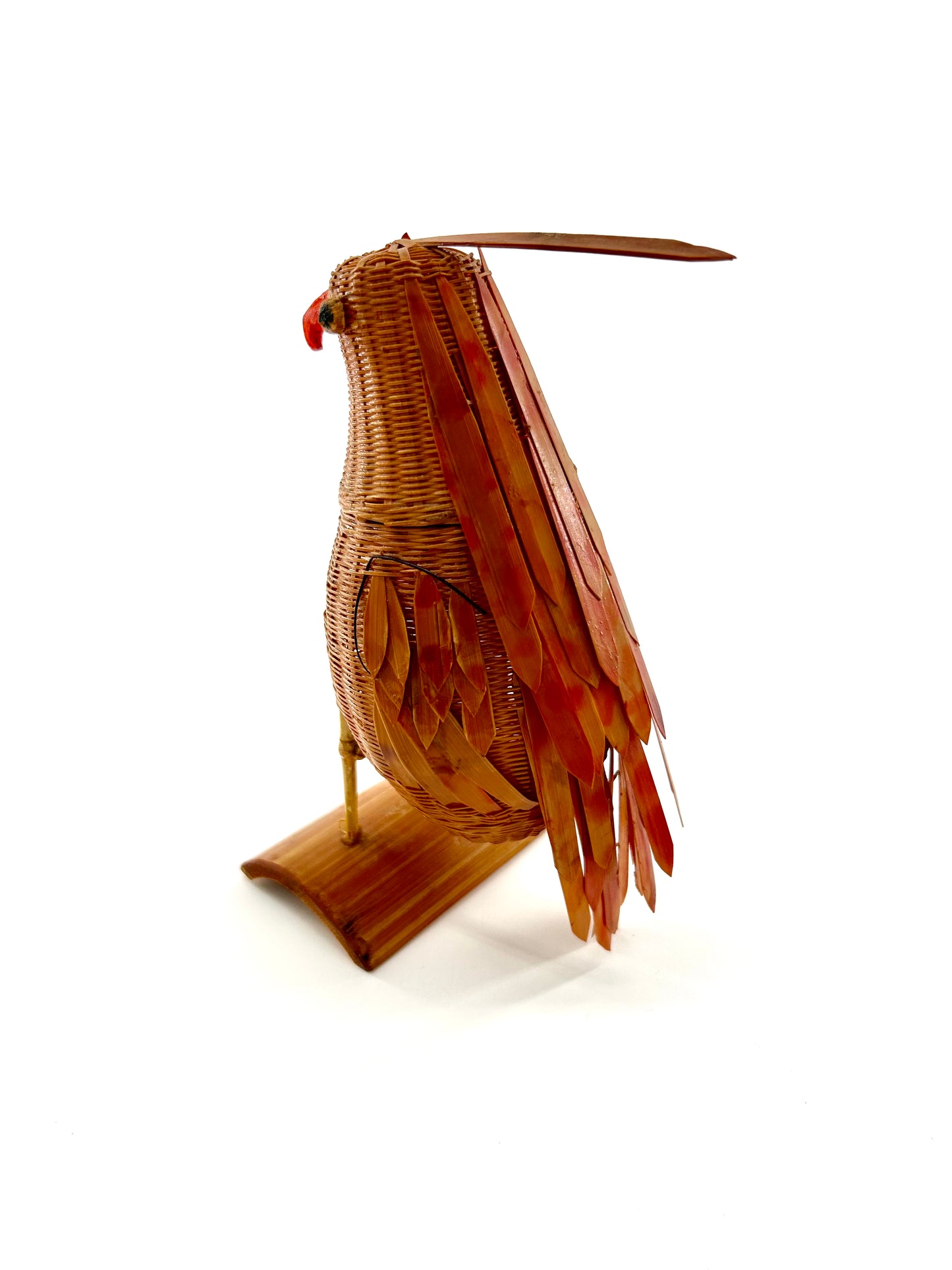 Hand Woven Wicker Bird Box 2