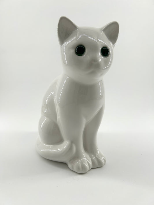 Ceramic ELPA Cat Statue