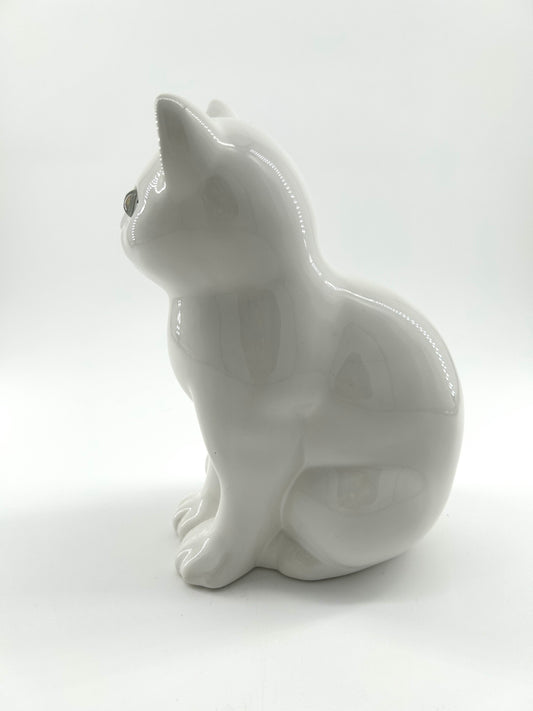 Ceramic ELPA Cat Statue