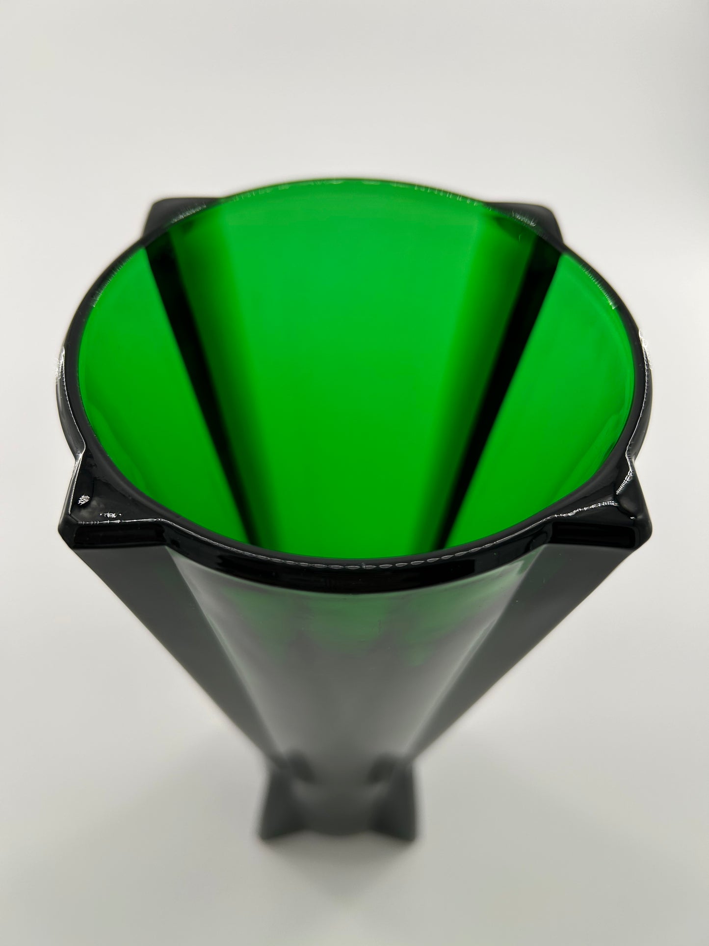 Atomic Rocket Green MCM Vase