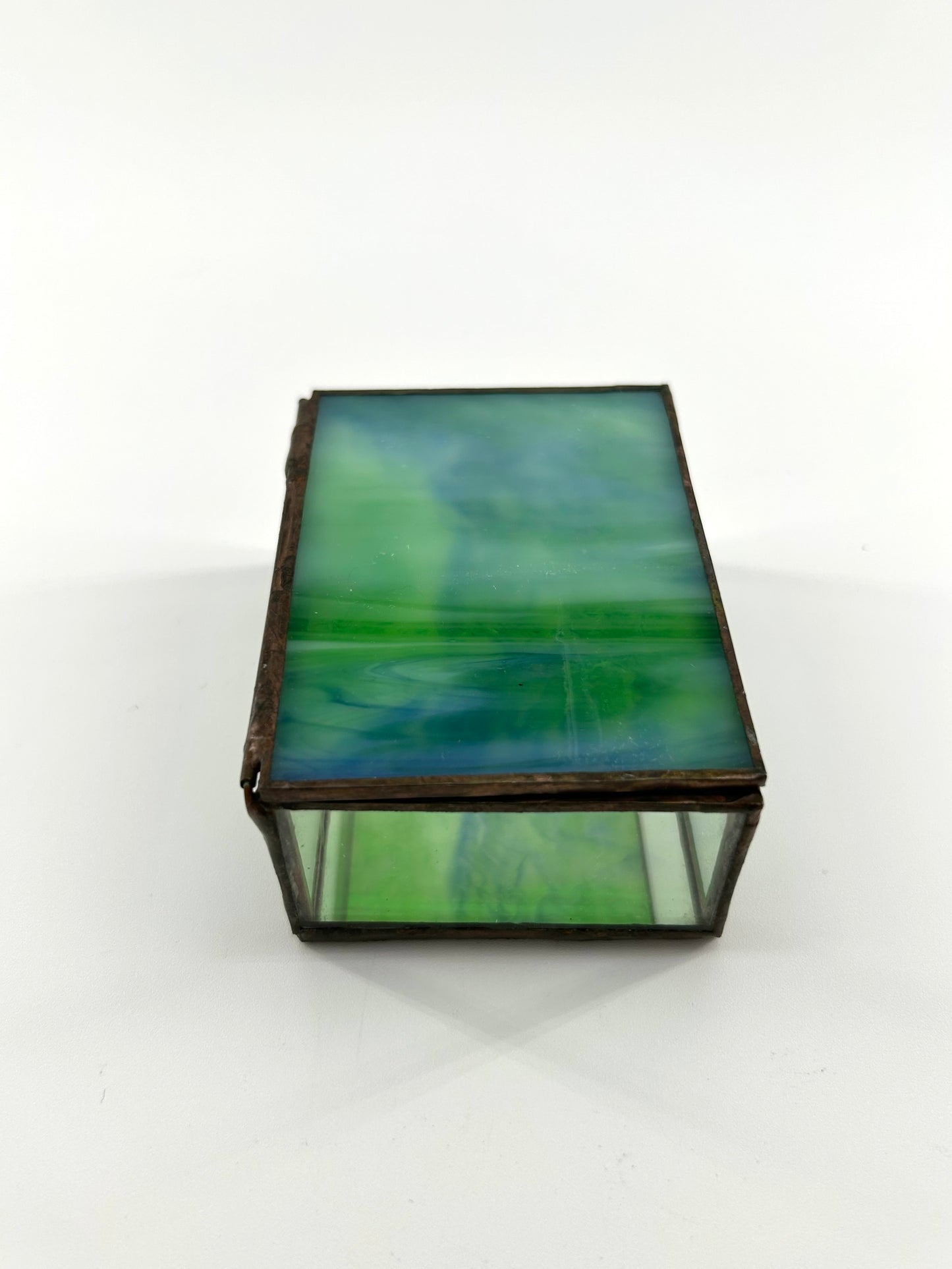 Stained Glass Mirror Box