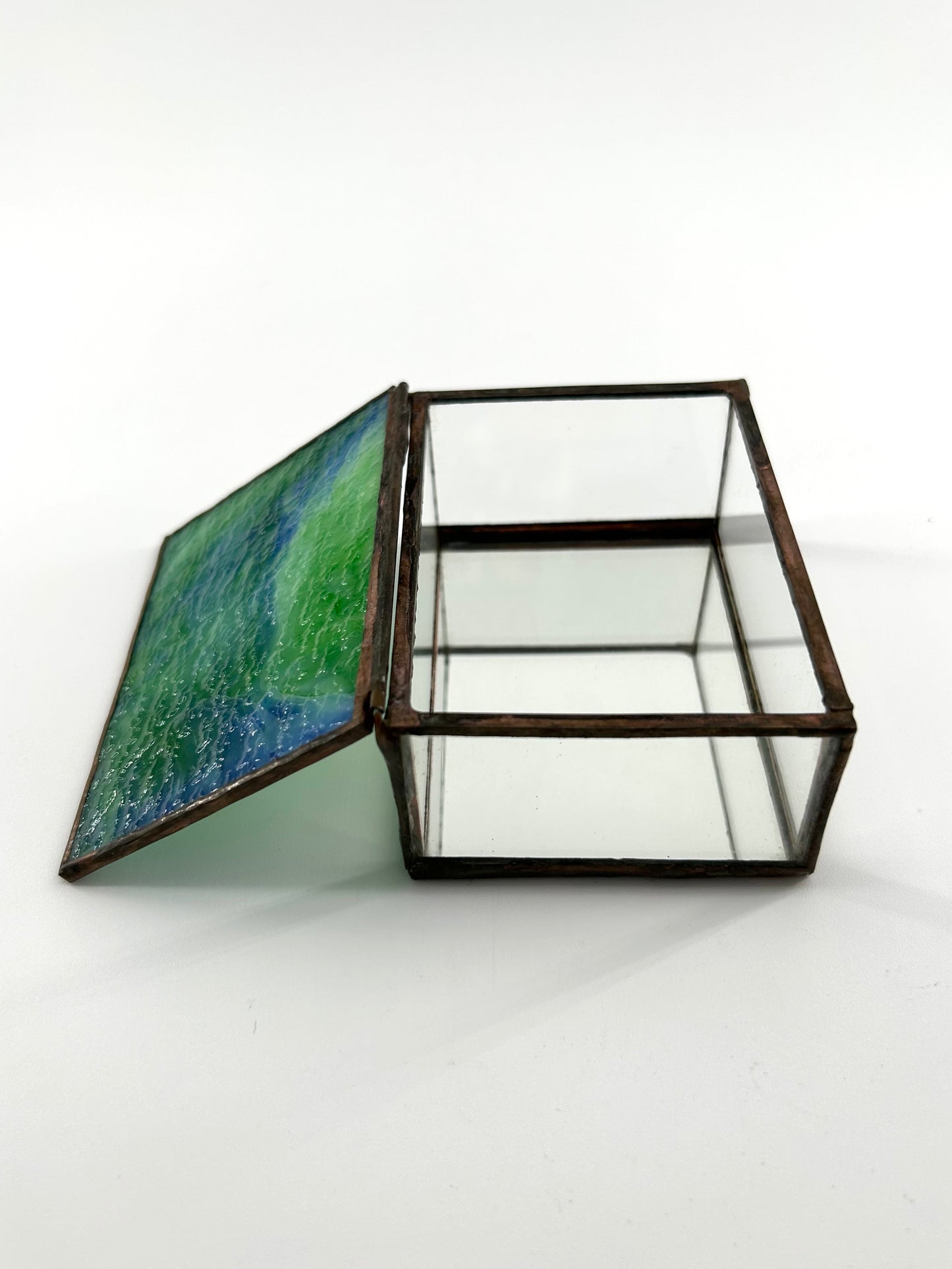 Stained Glass Mirror Box