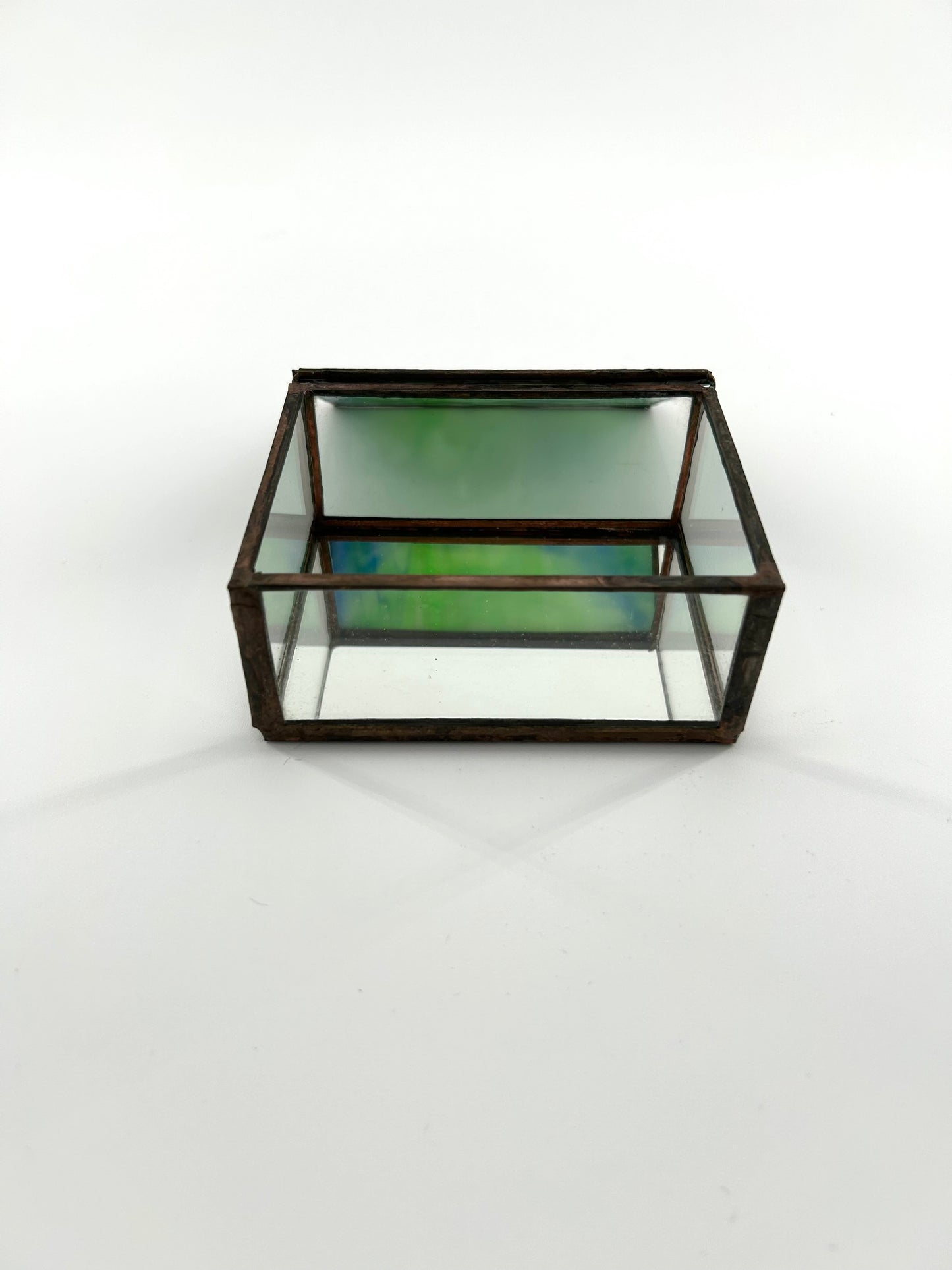 Stained Glass Mirror Box
