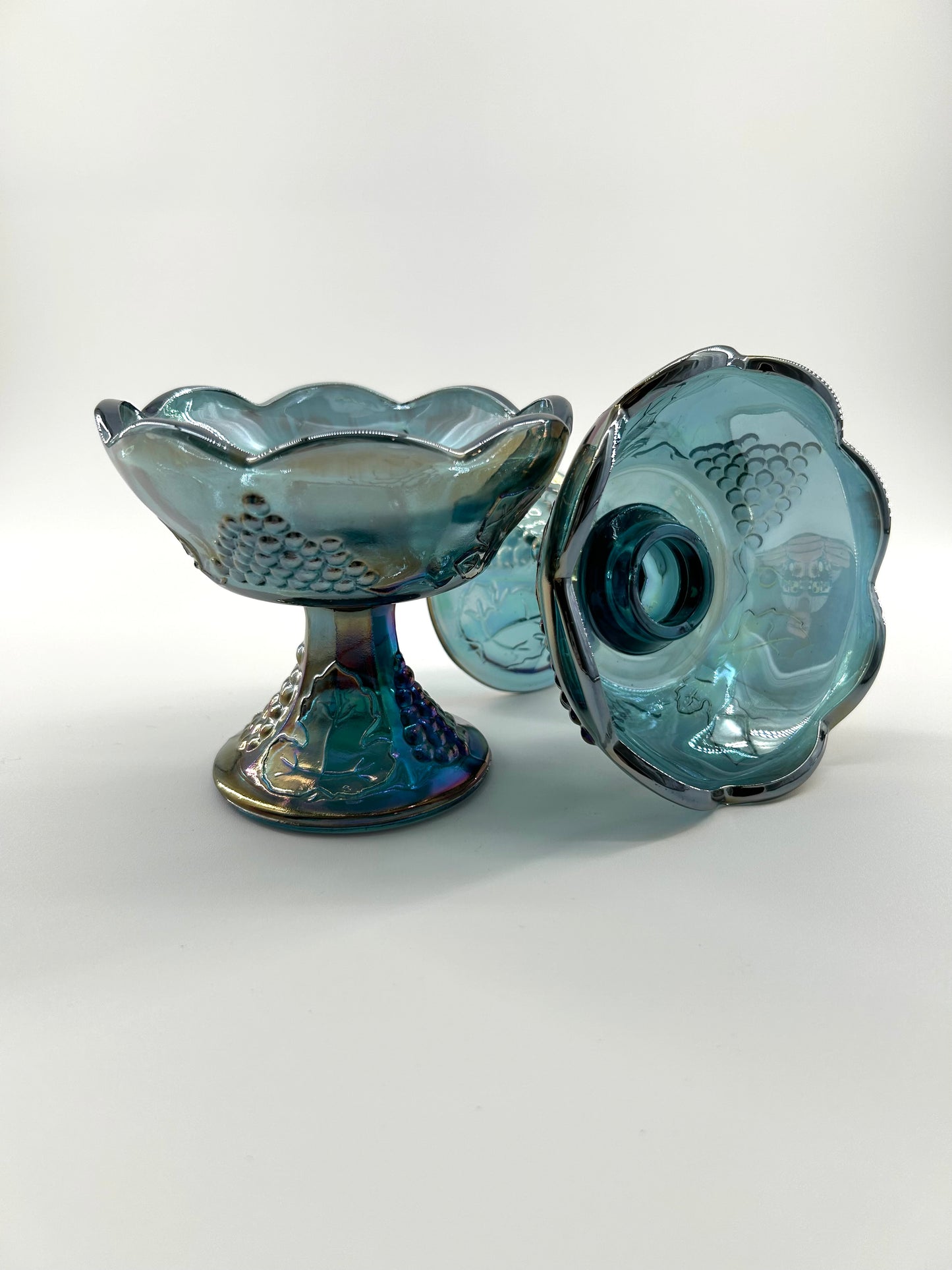 'Harvest Carnival' Glass Candle Holders