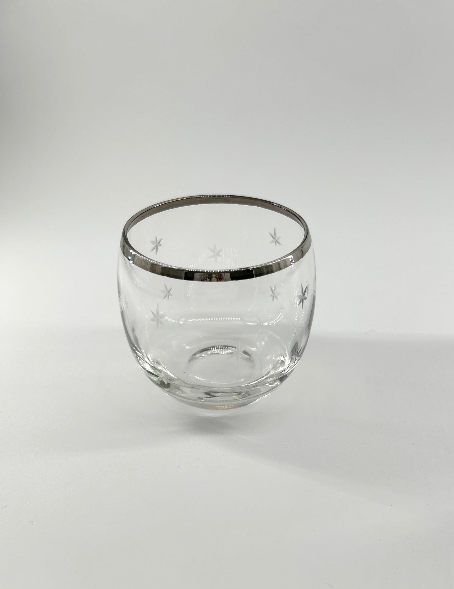 Etched glass Votive Candle Holders, Atomic Starburst