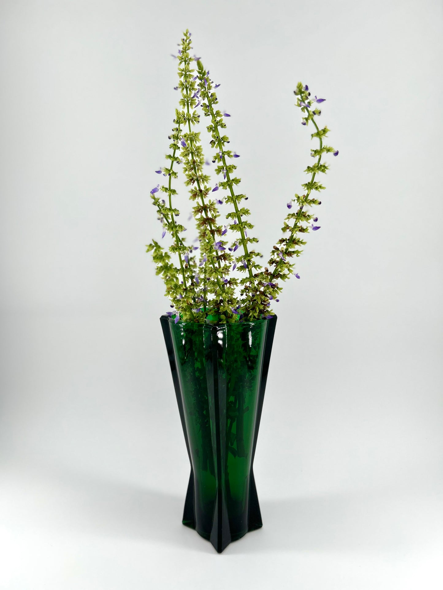 Atomic Rocket Green MCM Vase