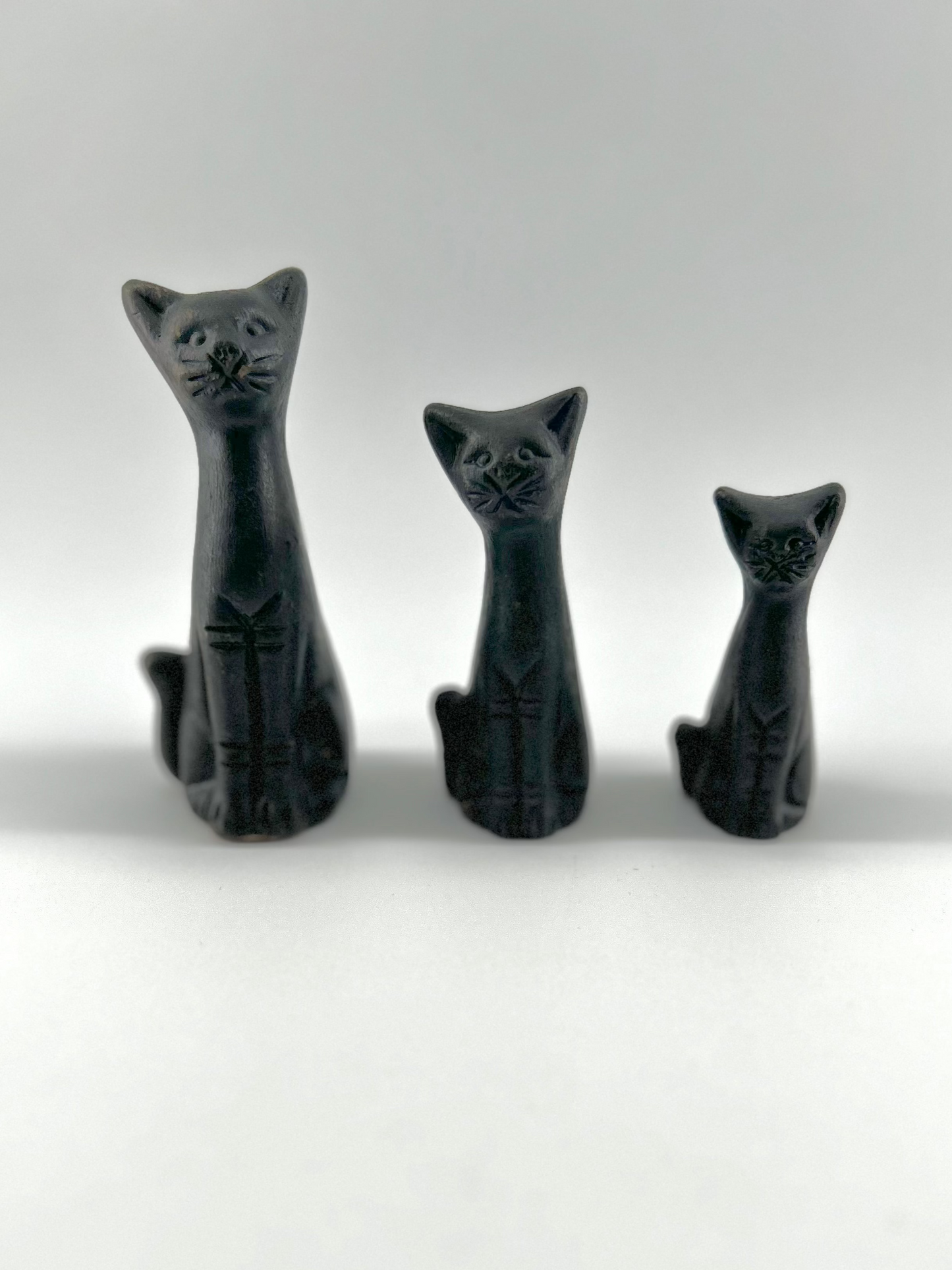 Black Pottery Cats