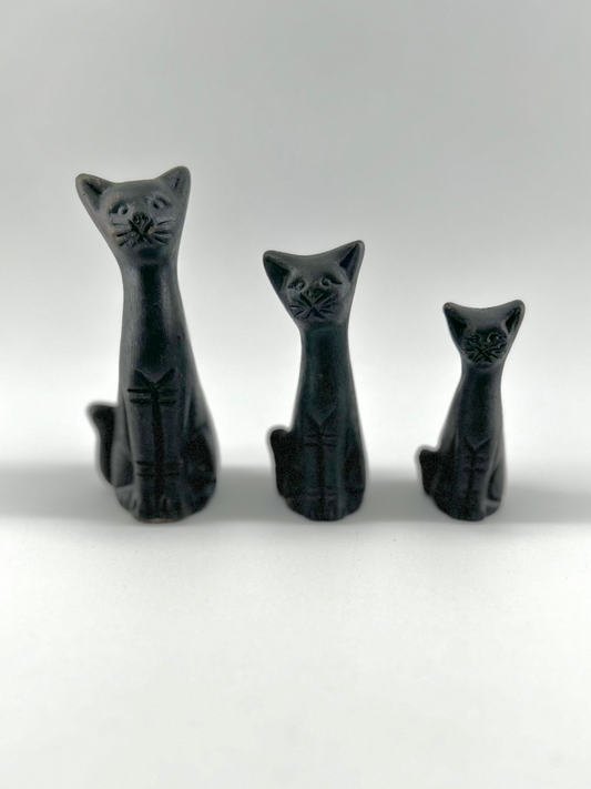 Black Pottery Cats