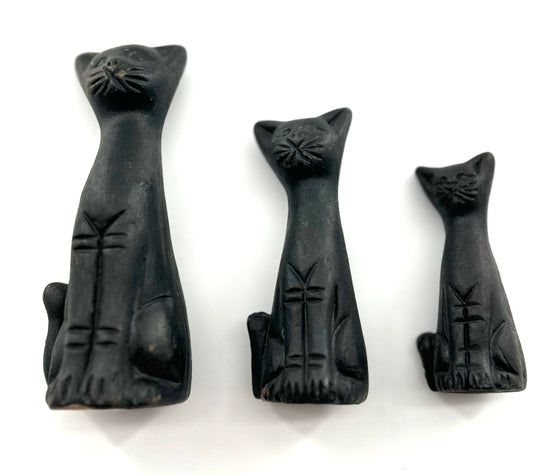 Black Pottery Cats