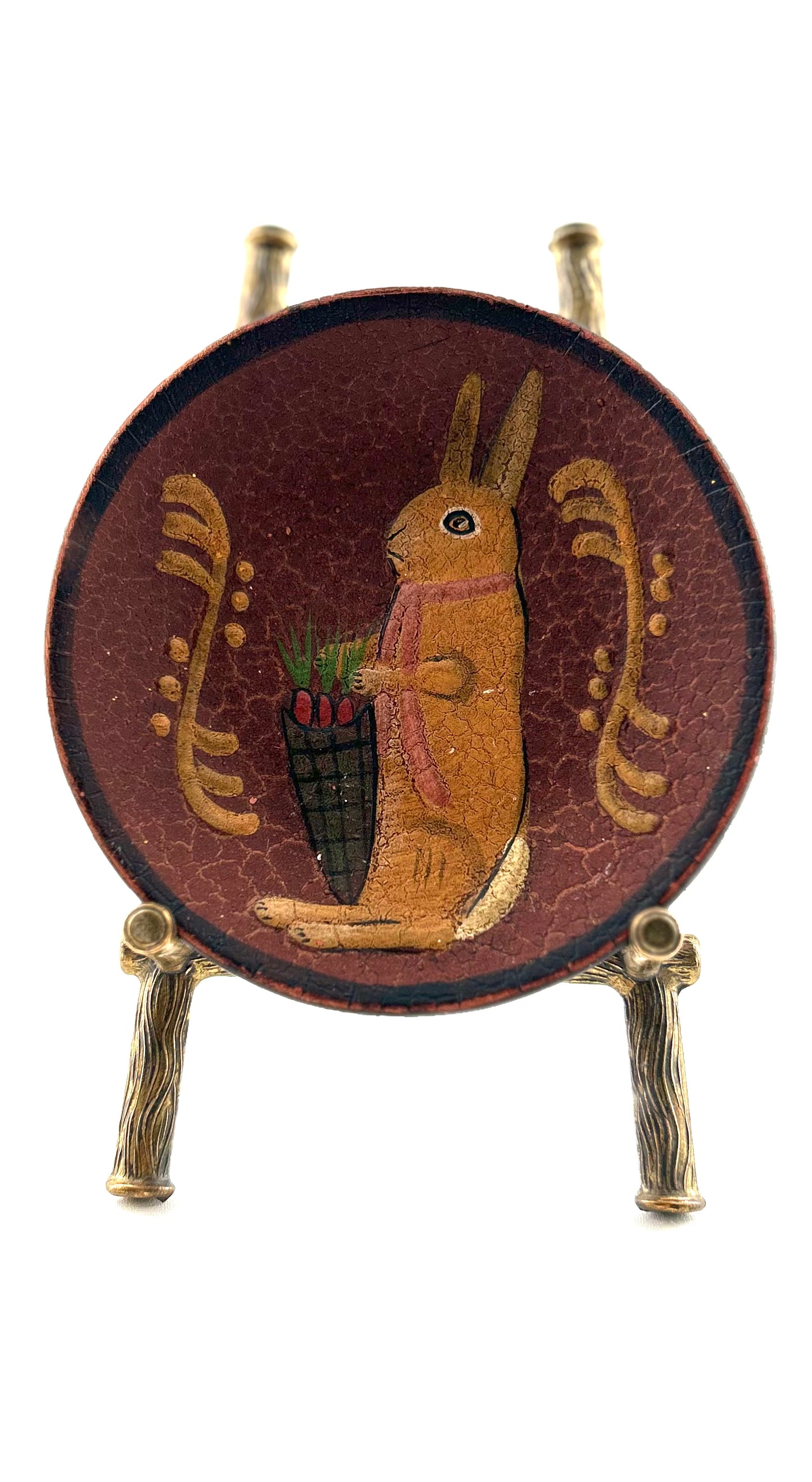 Ragon House Redware Pottery Rabbit Dish