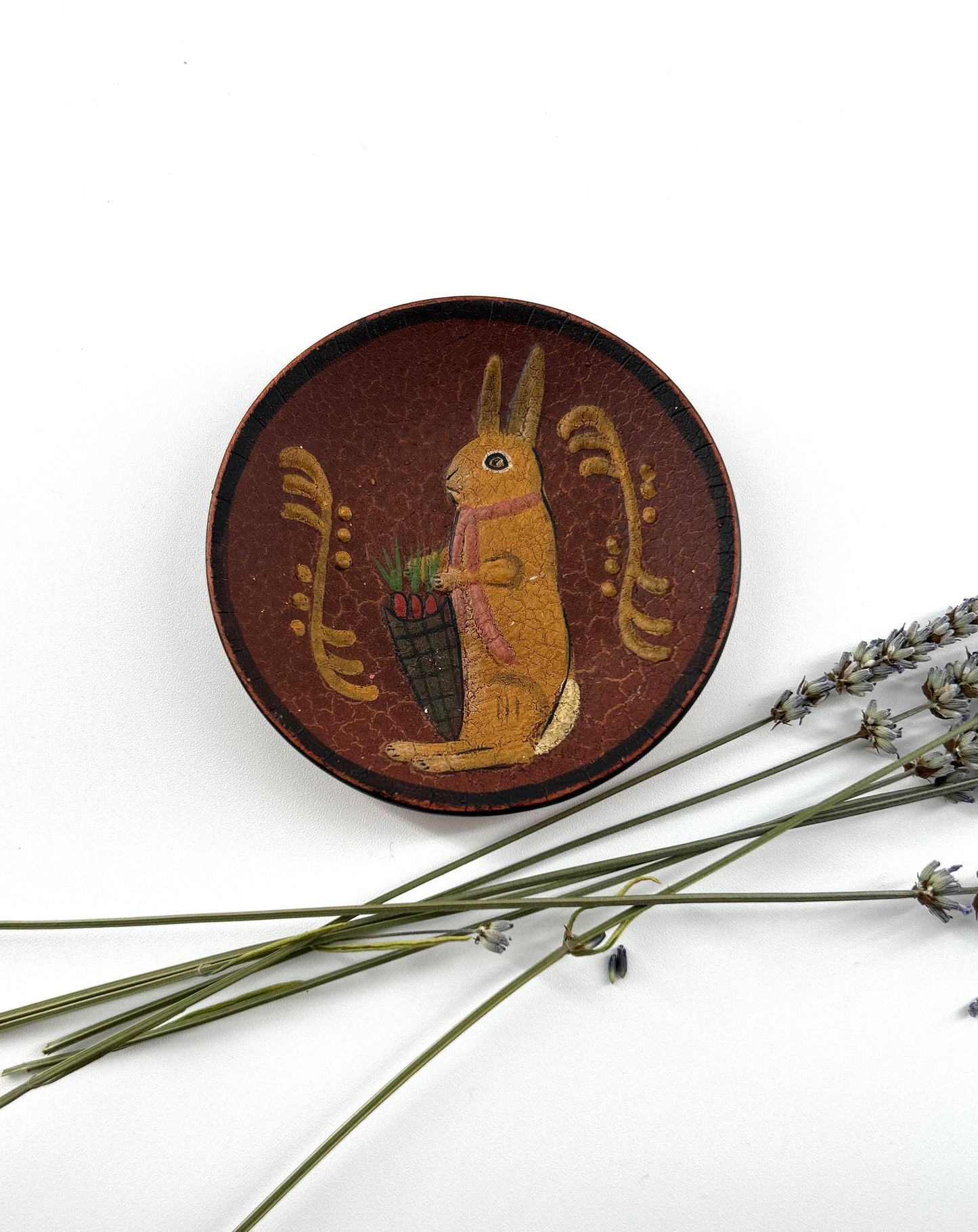 Ragon House Redware Pottery Rabbit Dish