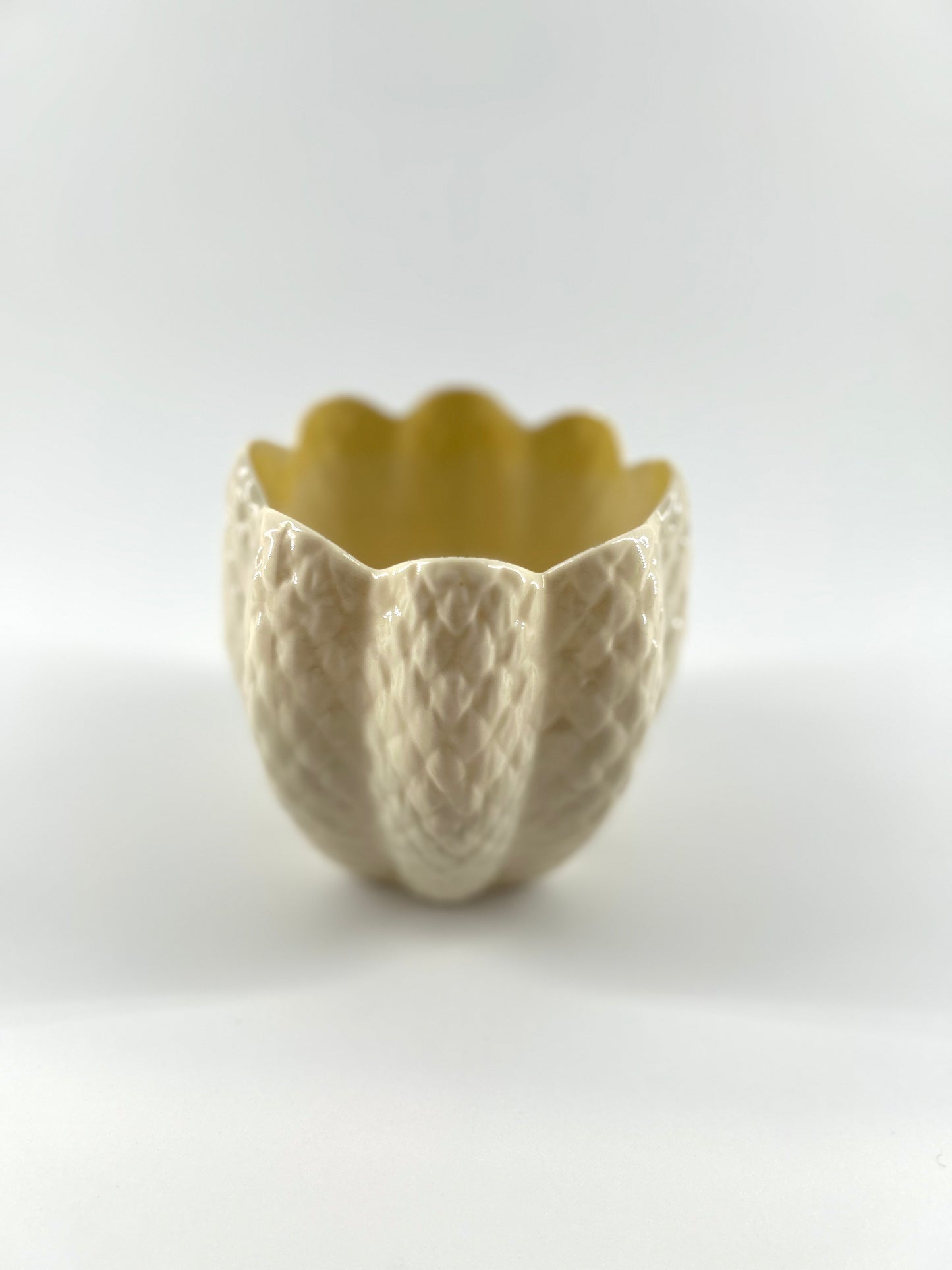 Belleek Limpet Cone Flower Pot