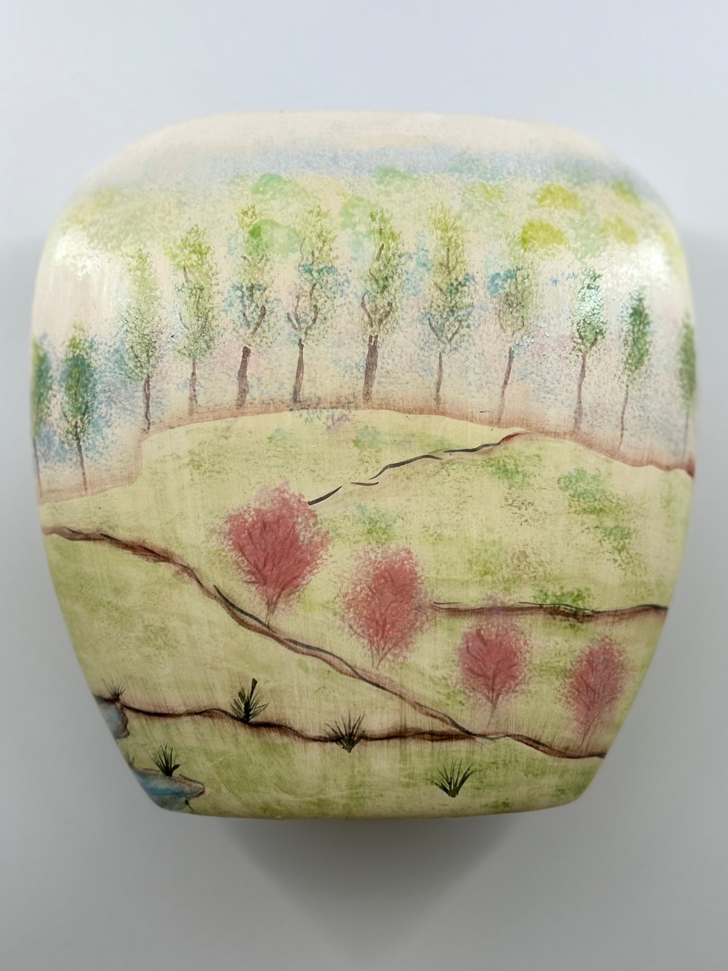 Studio Art Pillow Vase, Signed