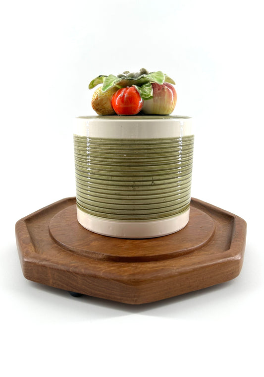 Vintage Canister with Fruit