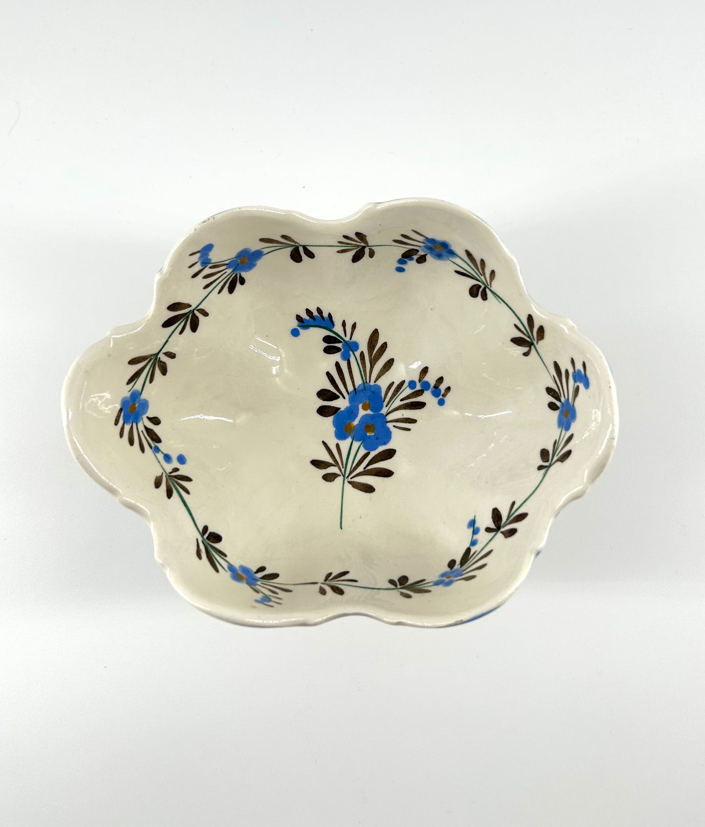 Hand Painted Italian Pedestal Bowl